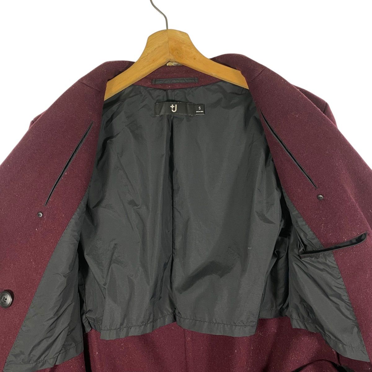 Jil Sander × Uniqlo Jil Sander X Japanese Brand Double Breasted Wool Long Coat Size US S / EU 44-46 / 1 - 11 Thumbnail