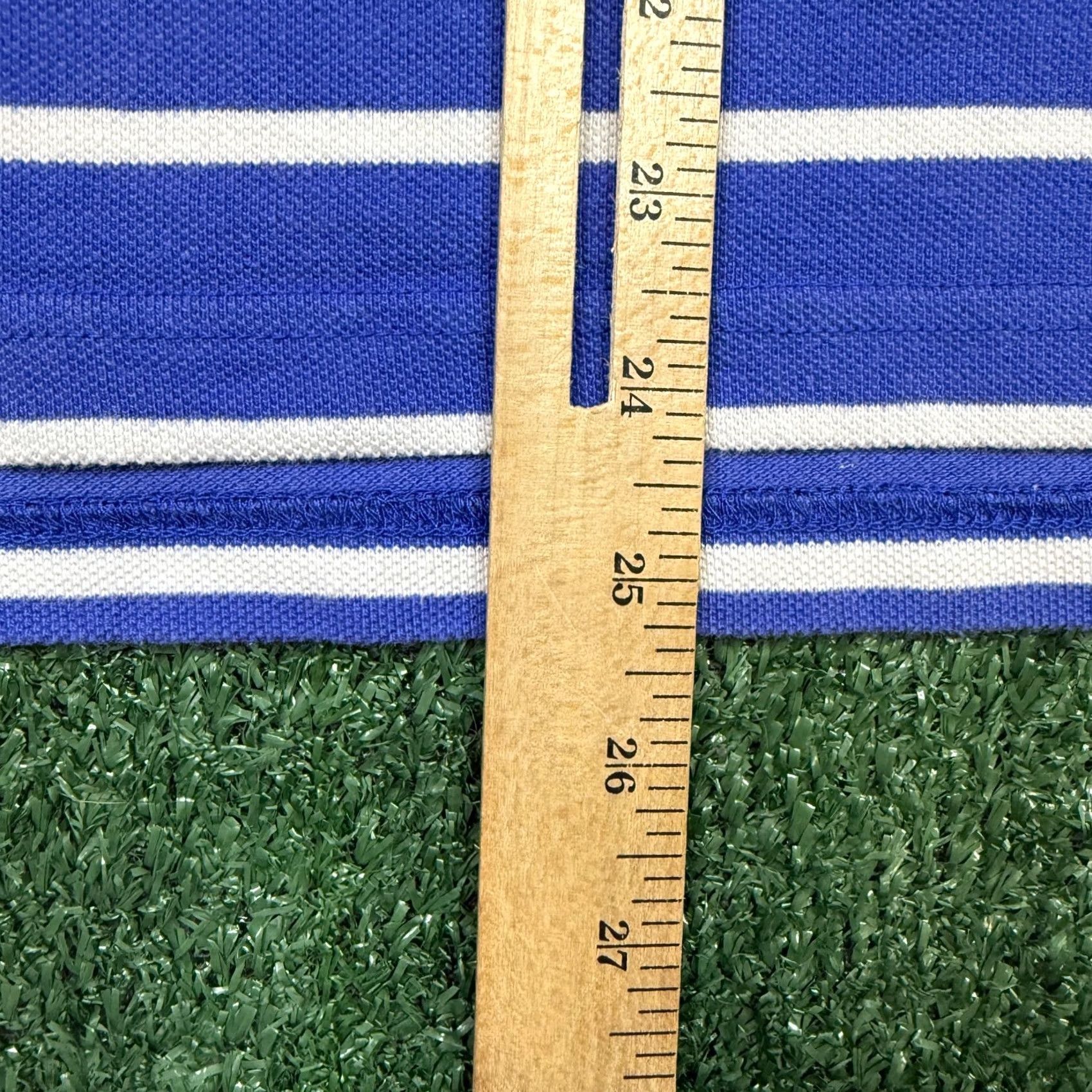 Puma Puma X Ami Polo Shirt Men L Blue Striped Short Sleeve Sportswear Casual Golf Polo Shirt Mens Size US L / EU 52-54 / 3 - 5 Thumbnail
