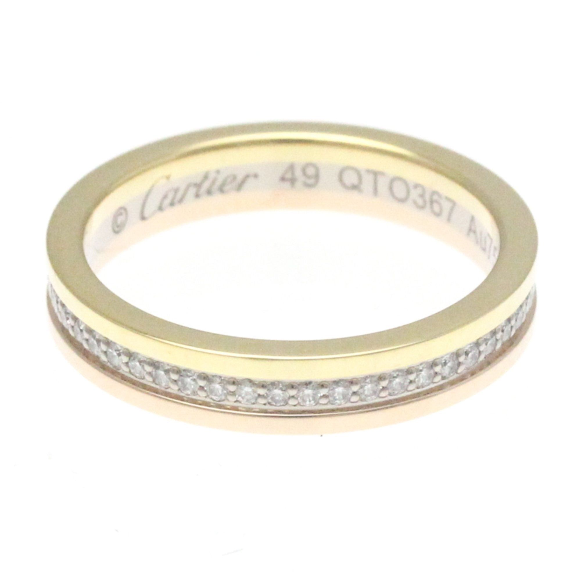 image of Cartier Vendome Diamond Ring B4052949 Pink Gold [18K],white Gold [18K],yellow Gold [18K] Fashion Di