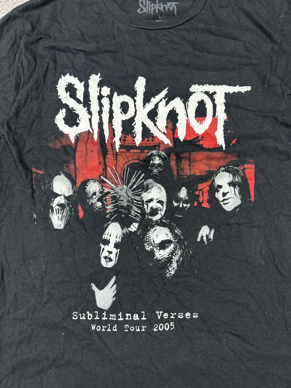 Band Tees Slipknot Bands Tees T-shirt Streetwear Vintage USA L Alt Size US L / EU 52-54 / 3 - 2 Thumbnail