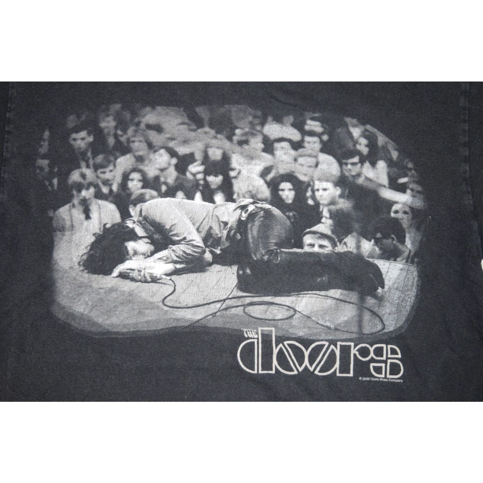 Vintage VINTAGE Winterland The Doors Jim Morrison On Stage People Are Strange T-Shirt Tee Black Adult Small Rock Mens Size US S / EU 44-46 / 1 - 2 Thumbnail