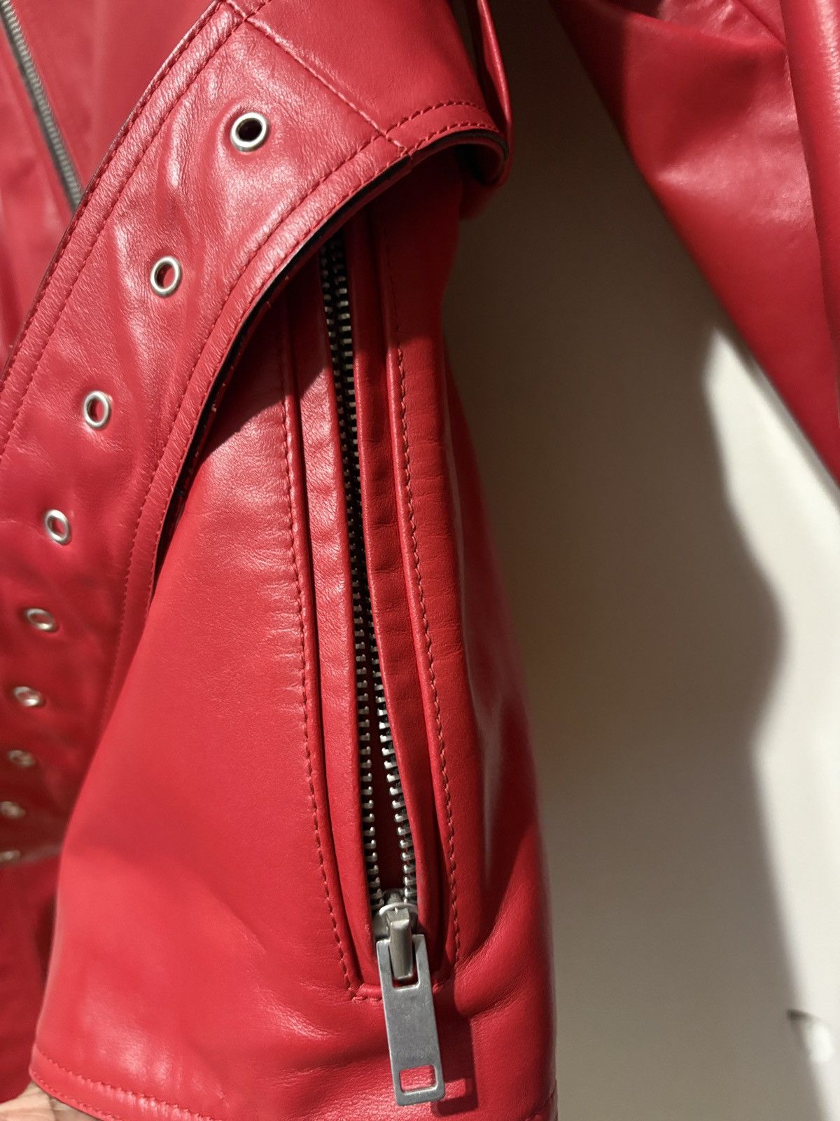Celine Celine Phoebe Leather biker jacket Size XS / US 0-2 / IT 36-38 - 12 Thumbnail