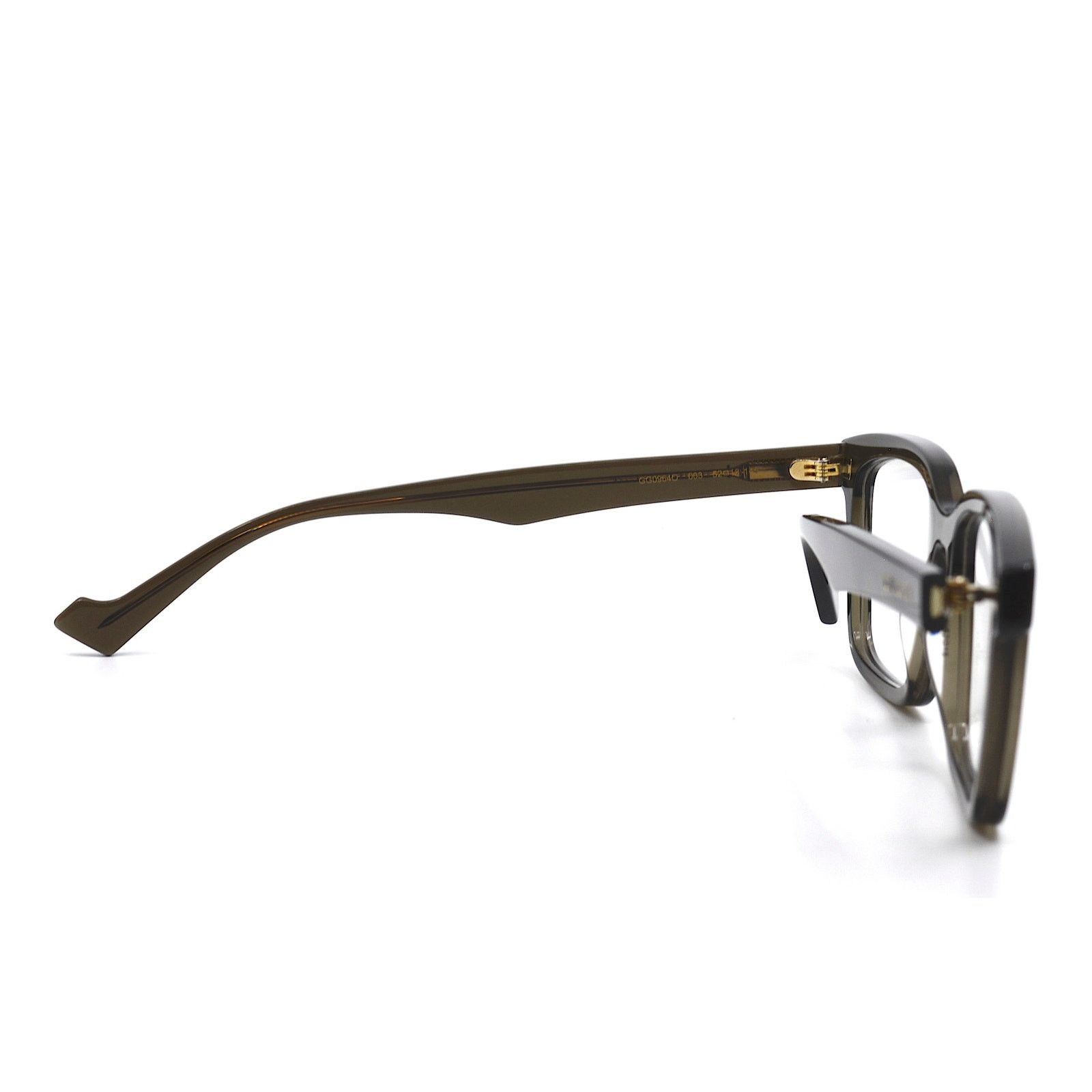 Gucci NEW Gucci GG0964O 003 Grey Transparent Authentic Eyeglasses Size ONE SIZE - 10 Thumbnail