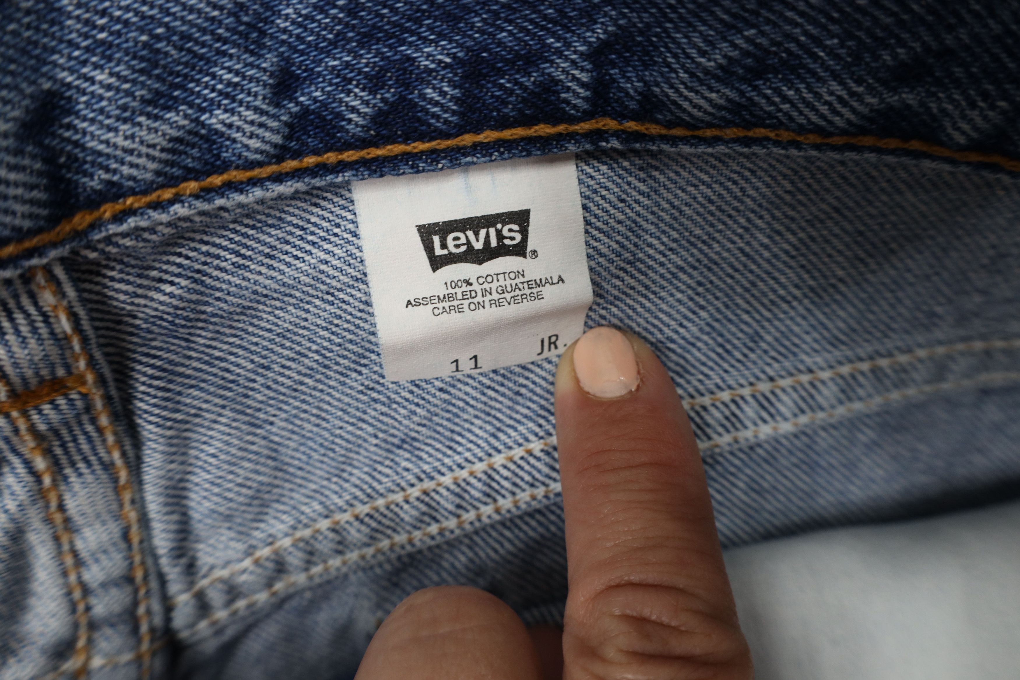 Levi's Vintage 90s Levis Relaxed Fit Denim Jean Shorts Jorts Blue Size 32" / US 10 / IT 46 - 7 Thumbnail
