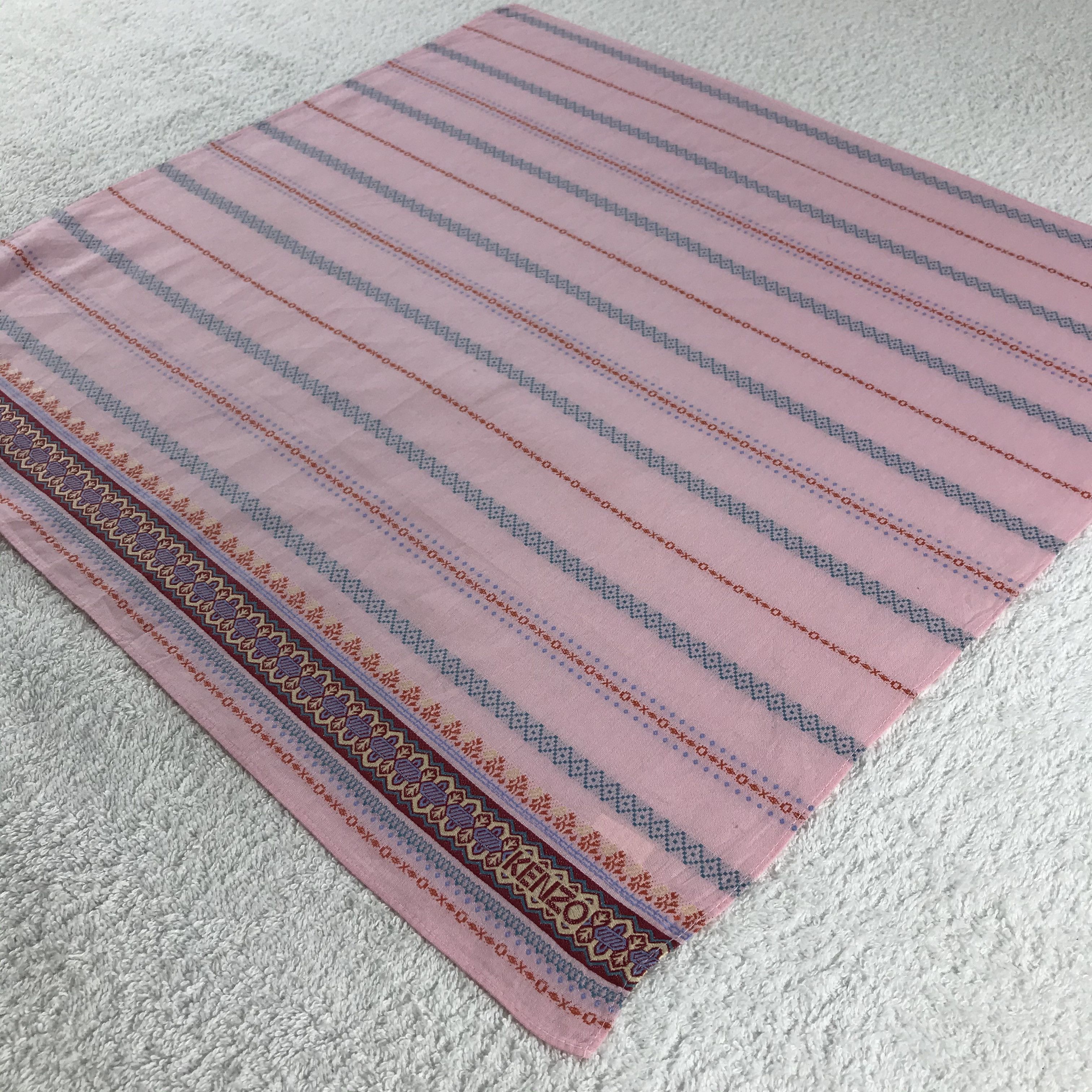 Kenzo × Vintage Kenzo Bandana / Handkerchief / Neckerchief - S318 Size ONE SIZE - 2 Thumbnail