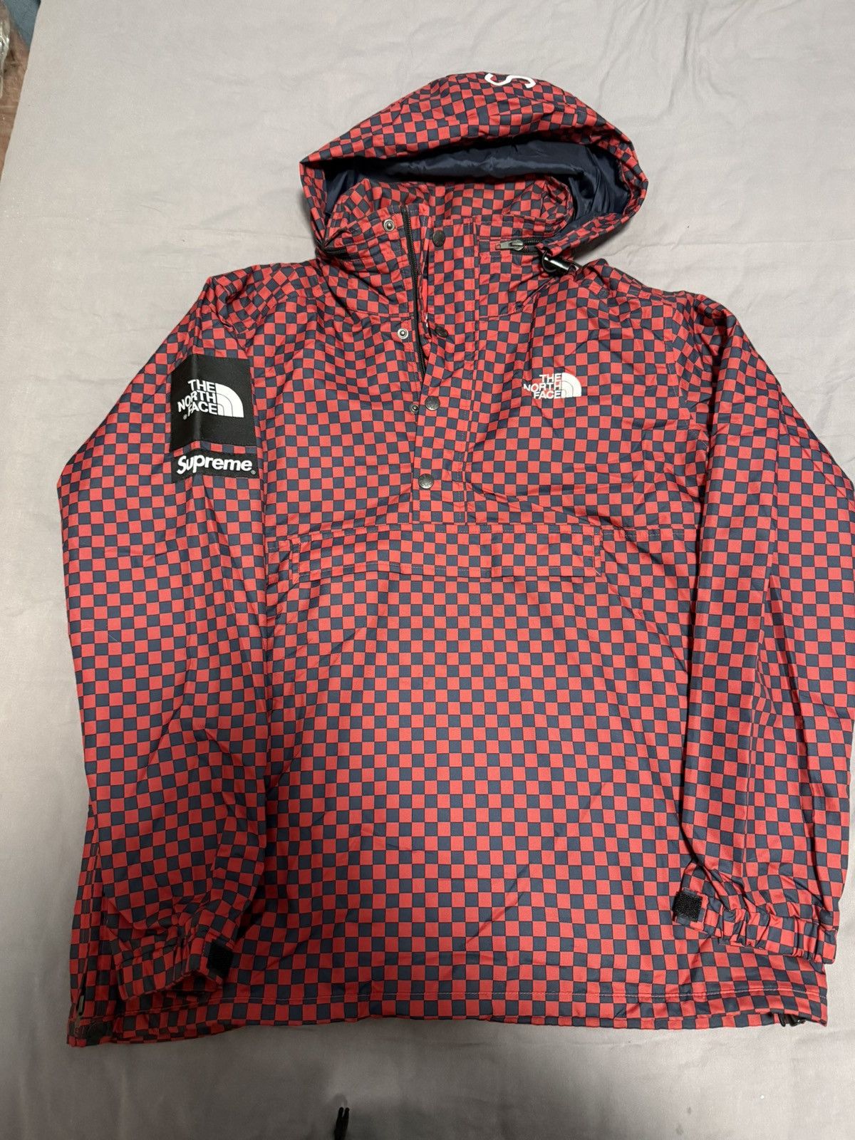 Supreme × The North Face Supreme tnf the north face red checkered pullover Jacket Size US L / EU 52-54 / 3 - 1 Thumbnail