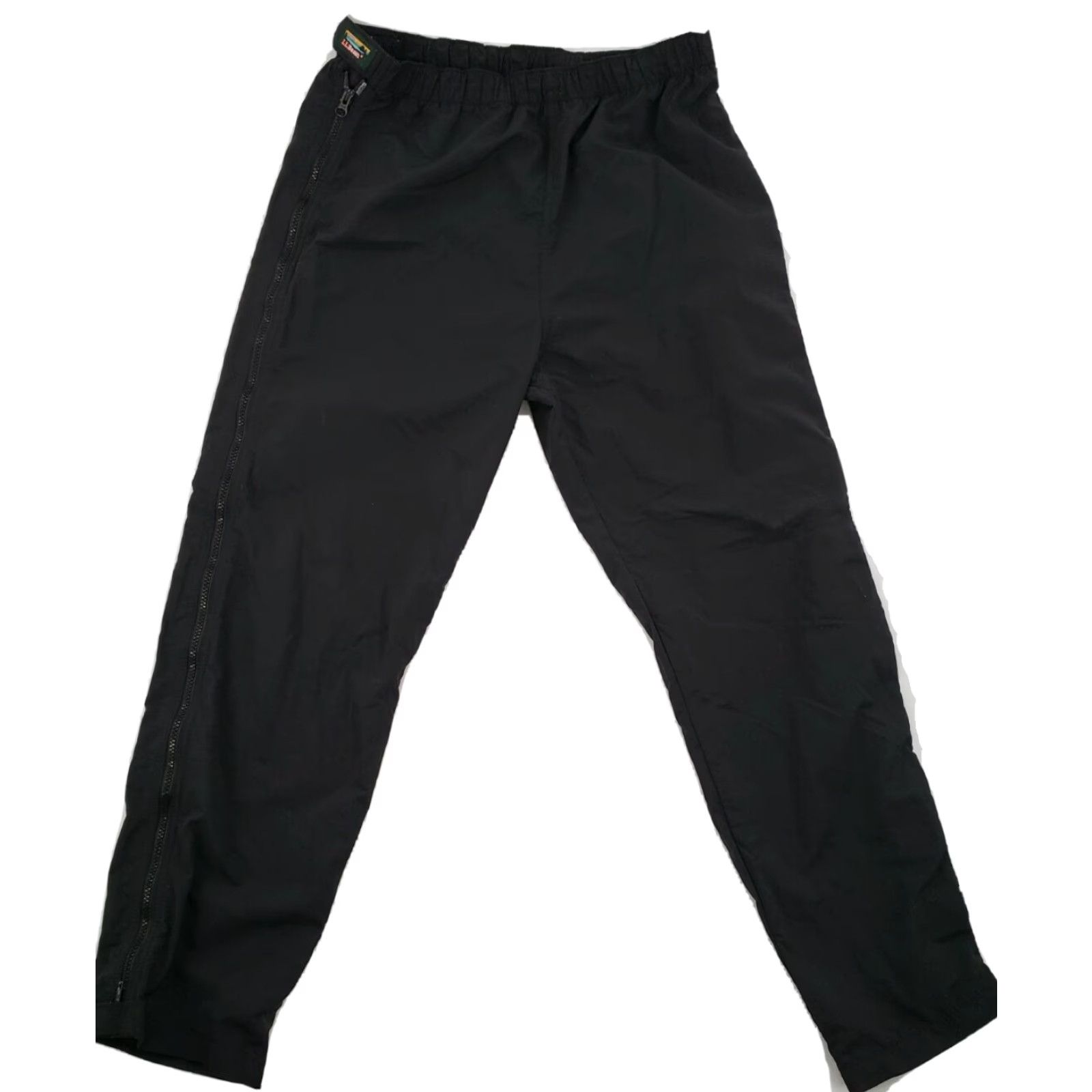 Vintage VINTAGE LL Bean Women's Pants Medium Black Nylon Casual Travel Windbreaker Zipper US Made Size 32" / US 10 / IT 46 - 2 Thumbnail