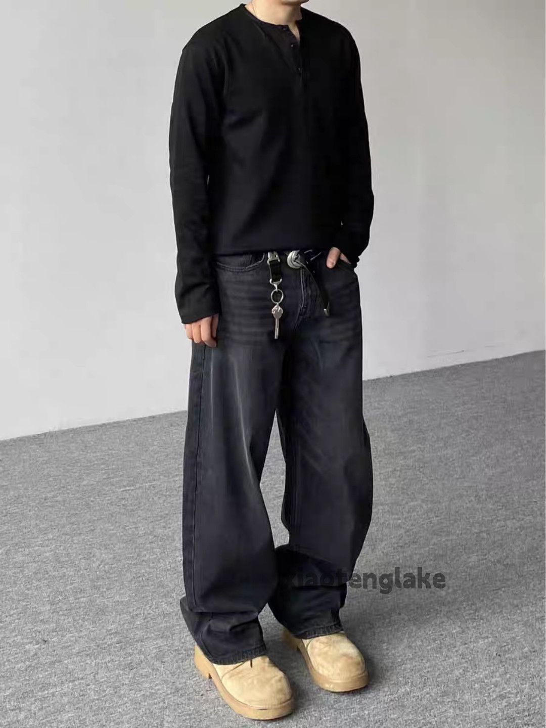 Vintage Washed faded cleanfit yuppie skate hiphop jeans Size US 34 / EU 50 - 5 Thumbnail