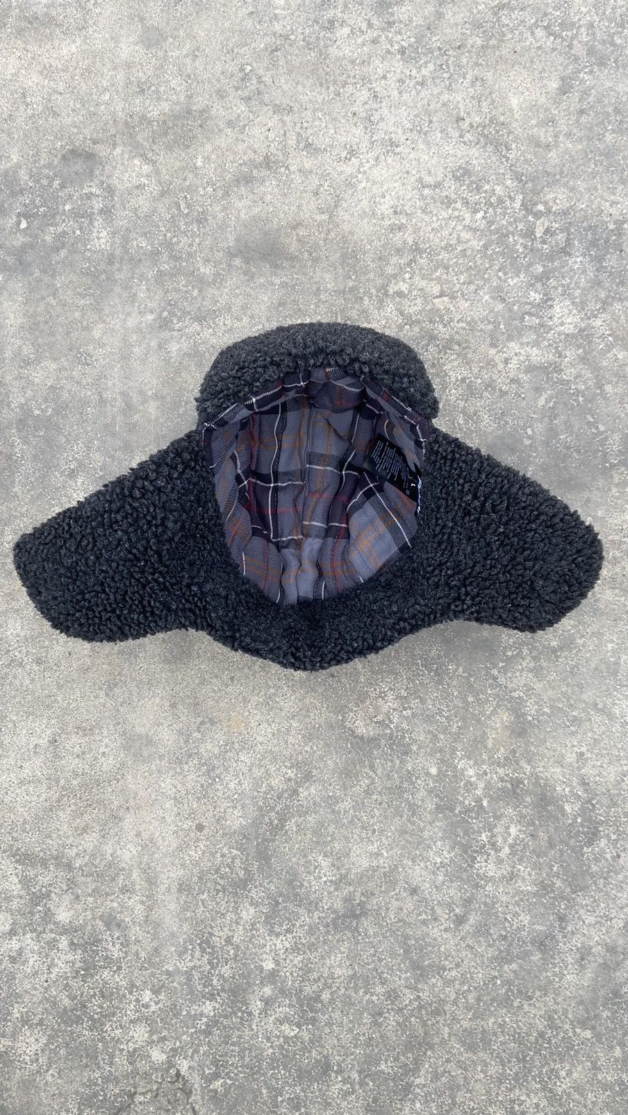 Barbour 🟤 Rare Vintage Barbour Checker waxed Winter Hat🟤 Size ONE SIZE - 2 Thumbnail