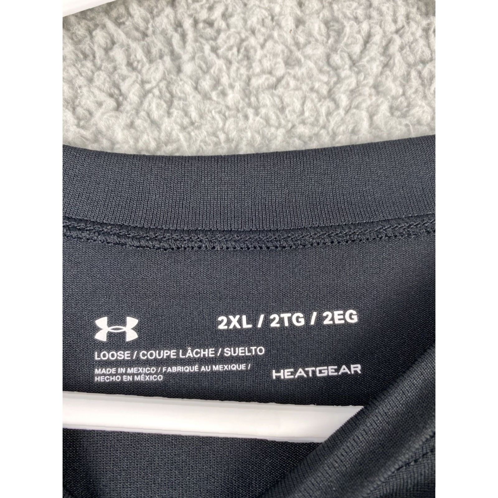 Under Armour UNDER ARMOUR UA HeatGear Loose Short Sleeve Black T-Shirt Men’s Size XXL / 36-38 Size US XXL / EU 58 / 5 - 5 Thumbnail