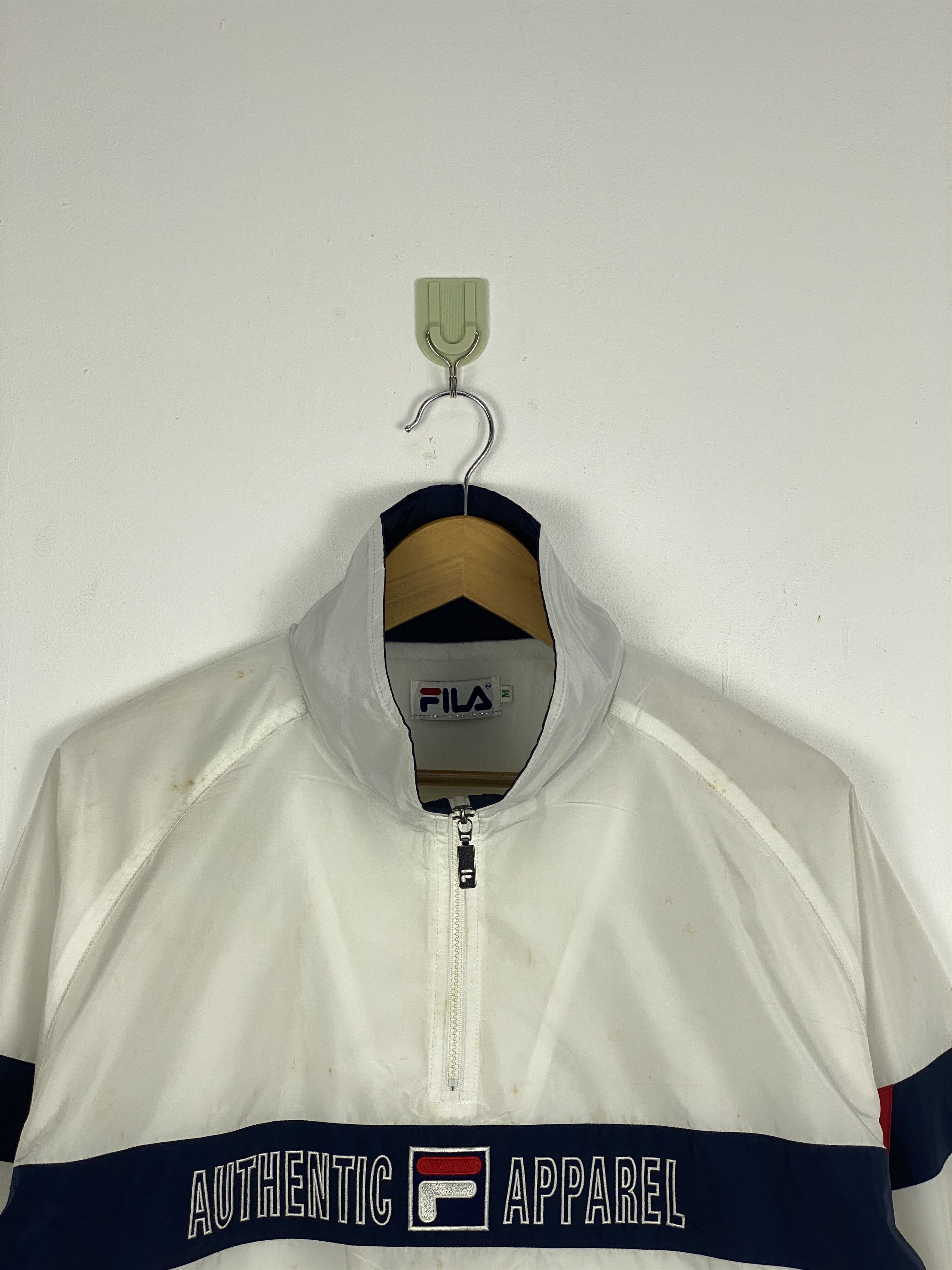 Fila 90s Vintage Fila Anorak Half Zipper Light Jacket AH0051 Size US M / EU 48-50 / 2 - 2 Thumbnail