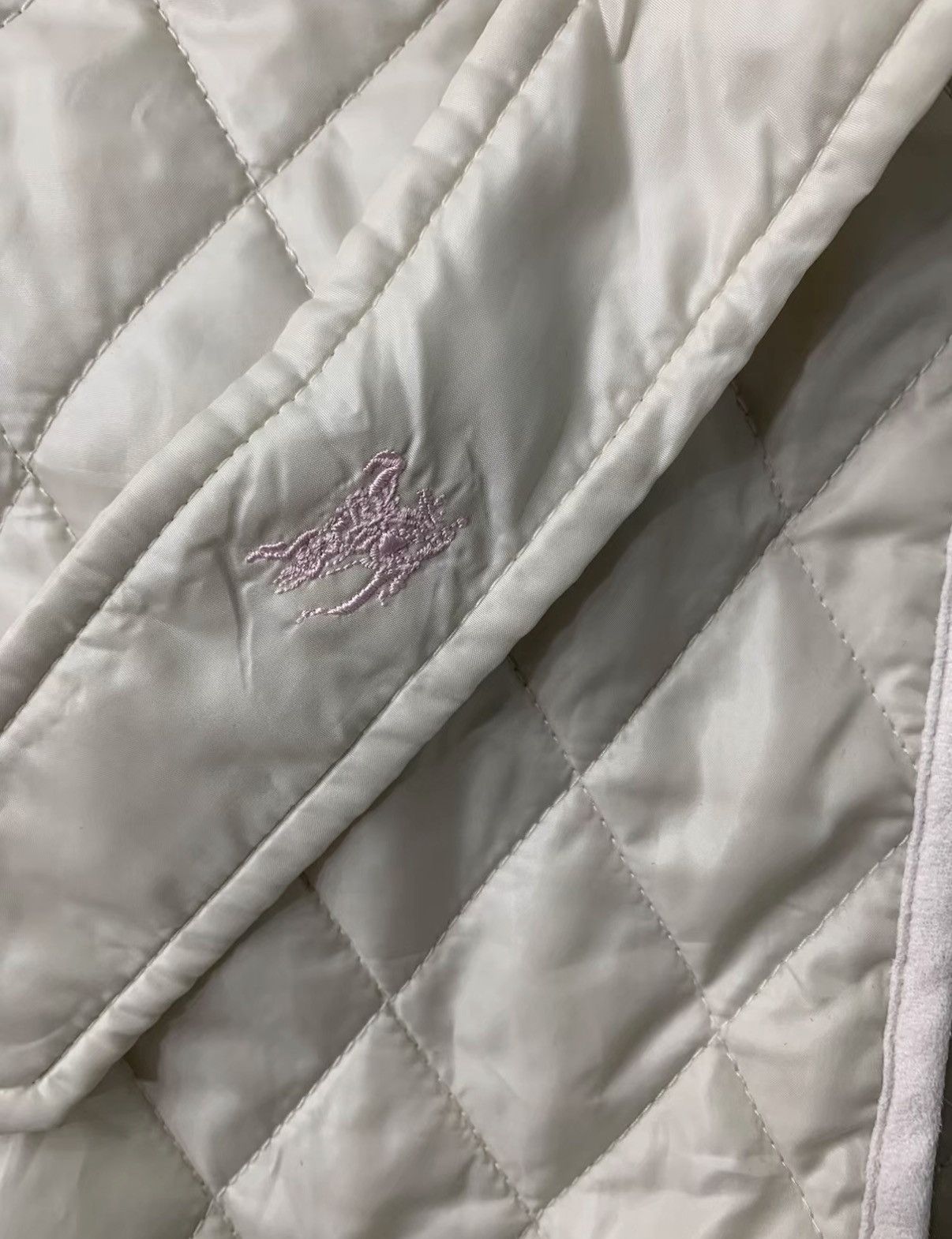 Burberry BURBERRY Limited Edition Beige Argyle Cotton Jacket Size M / US 6-8 / IT 42-44 - 4 Thumbnail