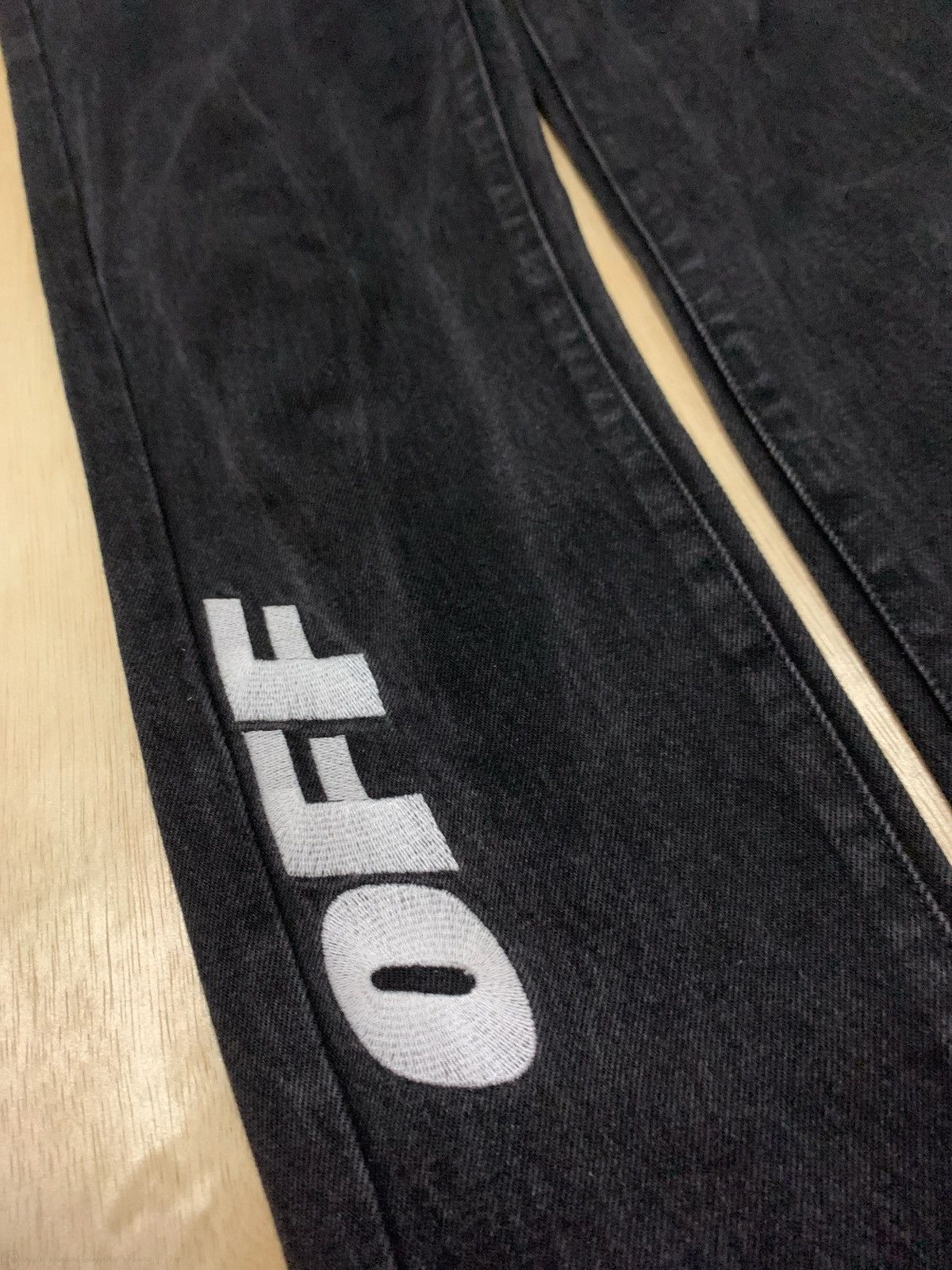 Off-White Off-White Black Denim Size US 31 - 7 Thumbnail