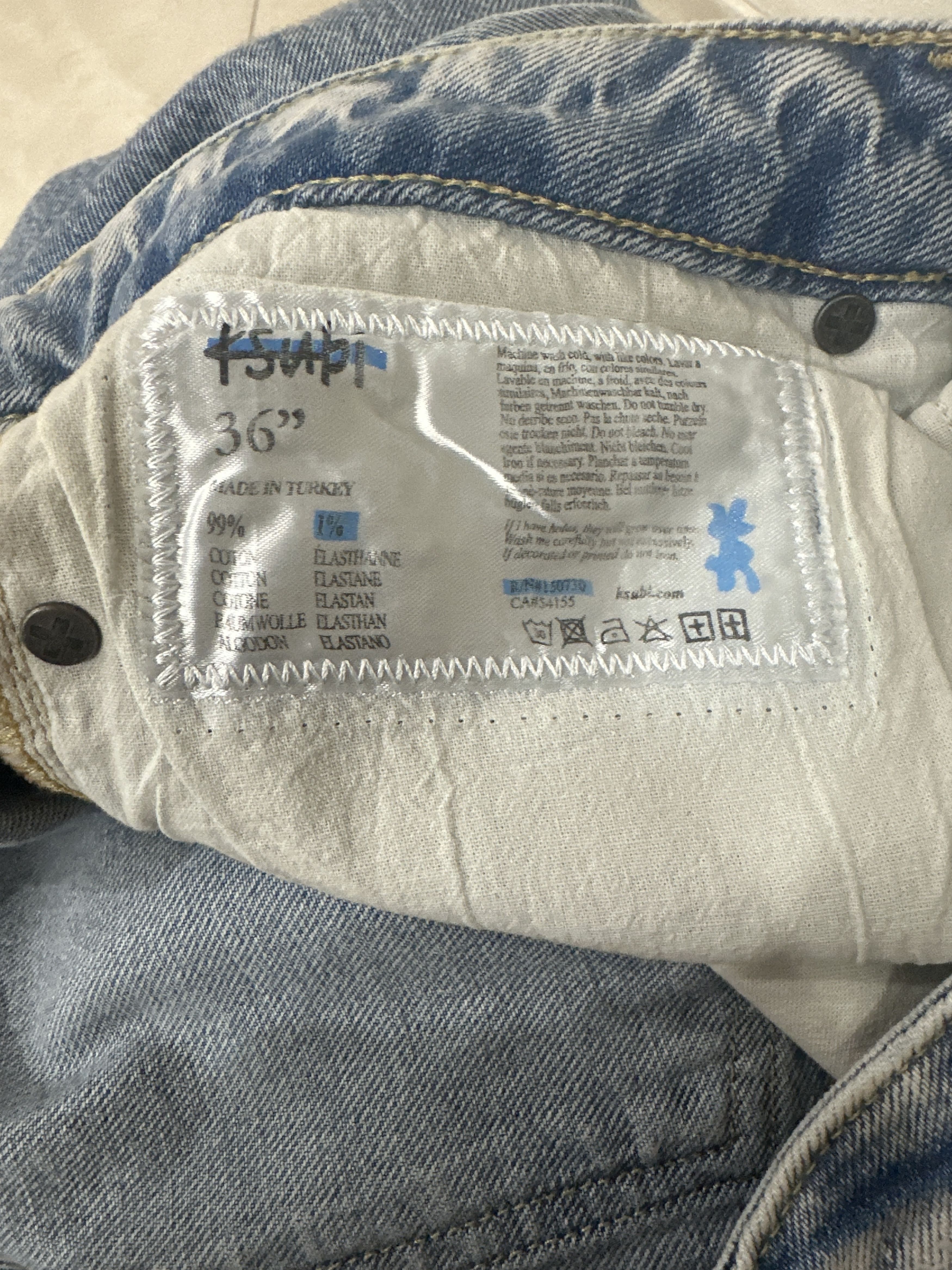 Ksubi Ksubi Van Vinkle Nu Heritage Jeans Size 36 Blue Size US 36 / EU 52 - 10 Thumbnail