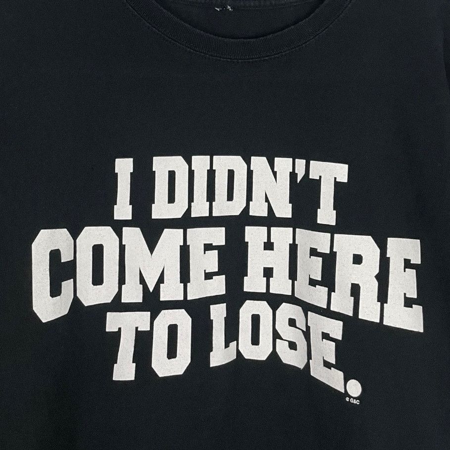 Other I Didn't Come Here To Lose. Black & White Mens Graphic Tee Size US L / EU 52-54 / 3 - 2 Thumbnail