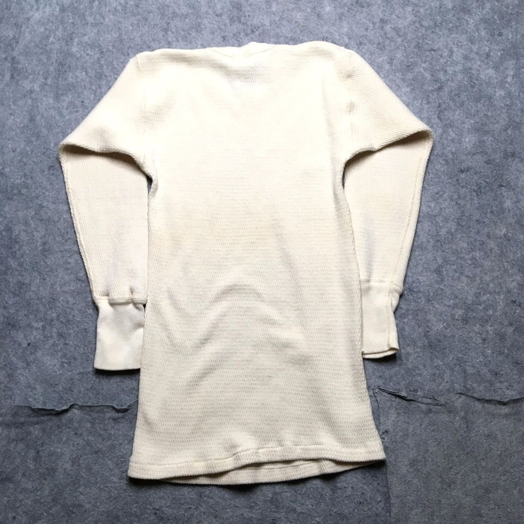 Vintage VINTAGE Towncraft Mens Medium White Thermal Long Johns Shirt M White Solid Long Sleeve Base Layer Mens Shirts Size US M / EU 48-50 / 2 - 5 Thumbnail