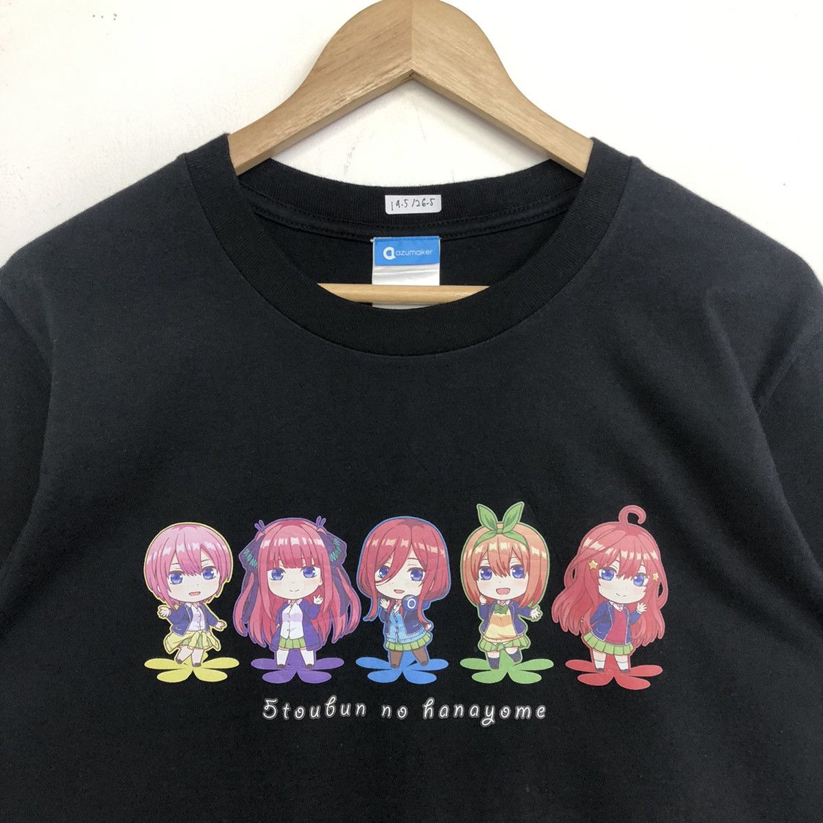 Anime Gotoubun No Hanayome Anime Chibi Character Tshirt Size US M / EU 48-50 / 2 - 4 Thumbnail