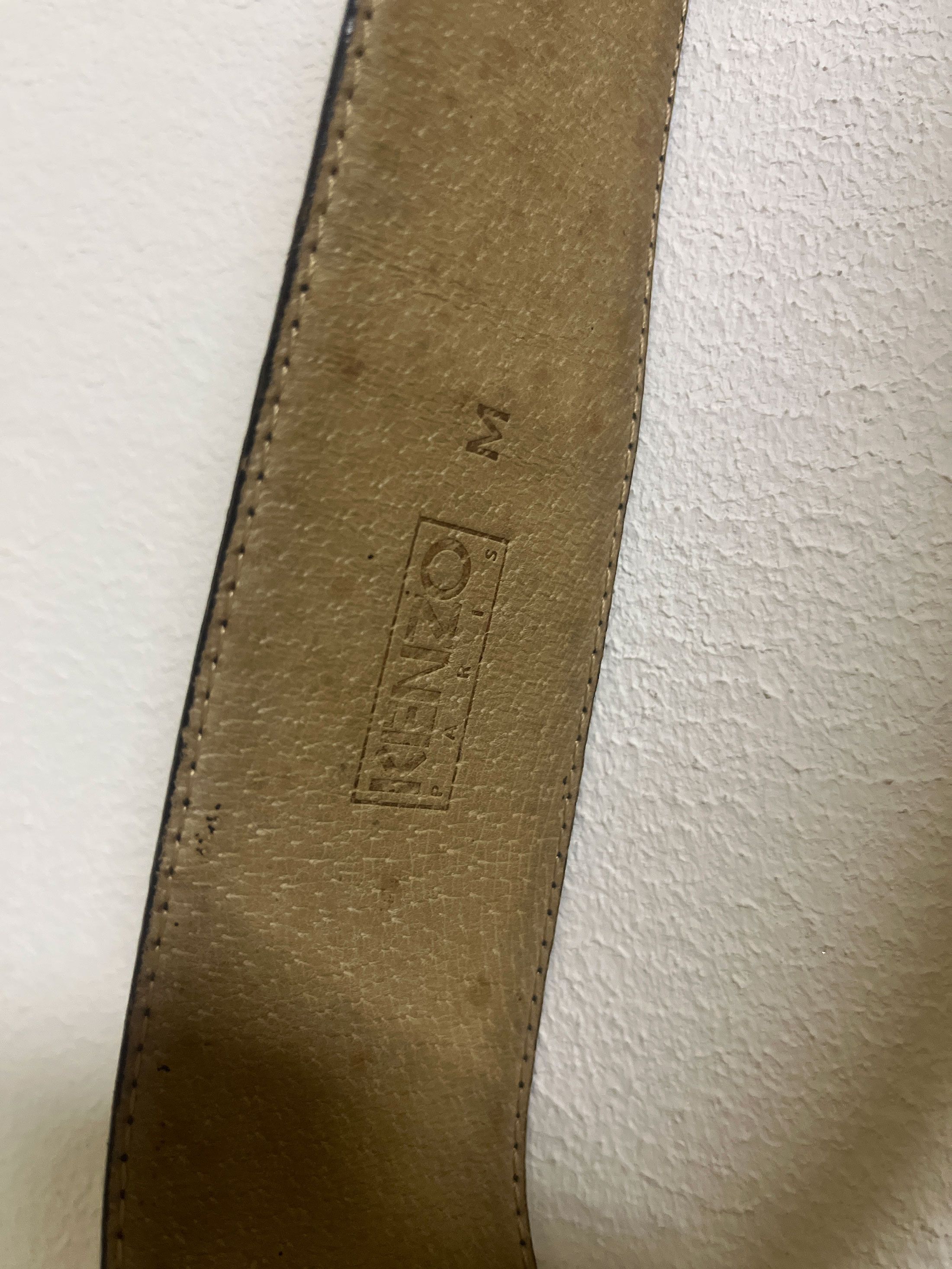 Kenzo Kenzo Paris Leather Belt Gold Toned Studed Size ONE SIZE - 5 Thumbnail