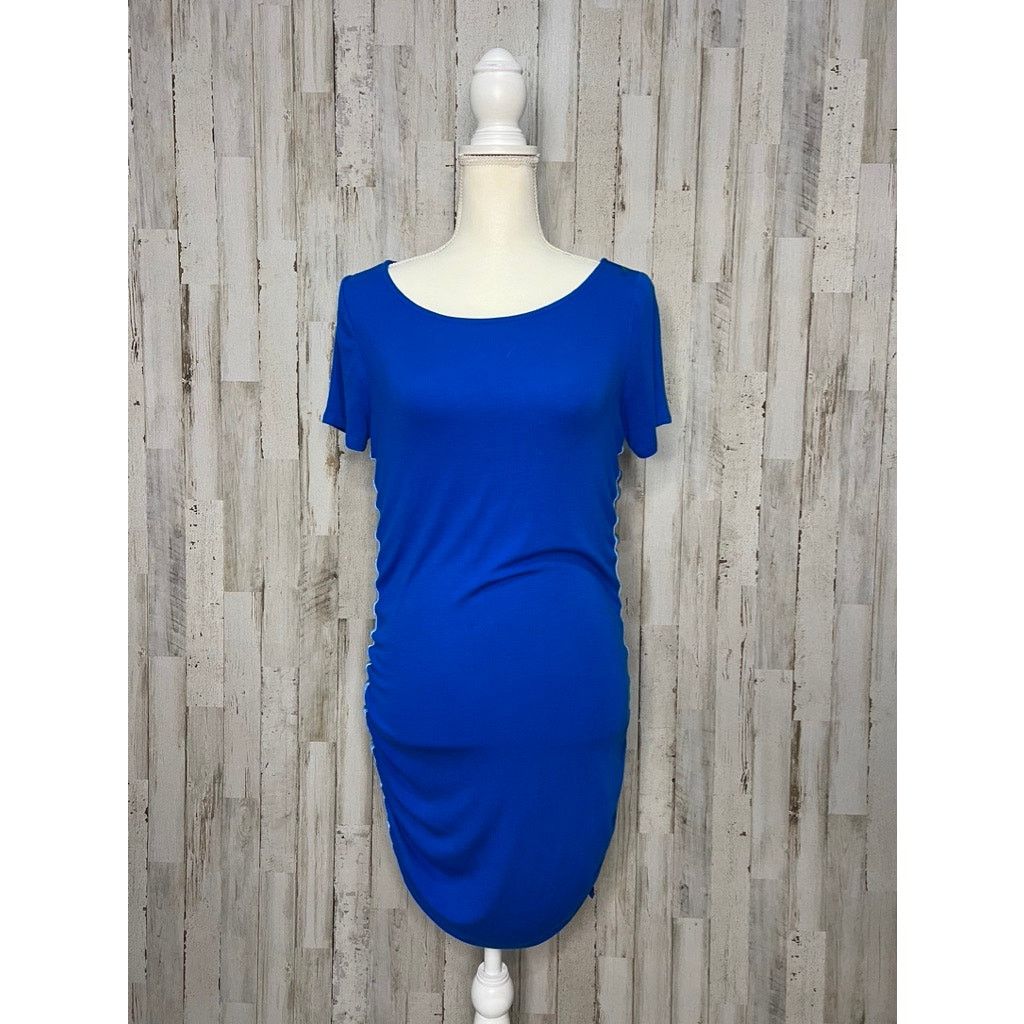 Elie Tahari Ellie Tahari Women's XS Blue Size Ruched Knee Length Dress Size XS / US 0-2 / IT 36-38 - 1 Thumbnail