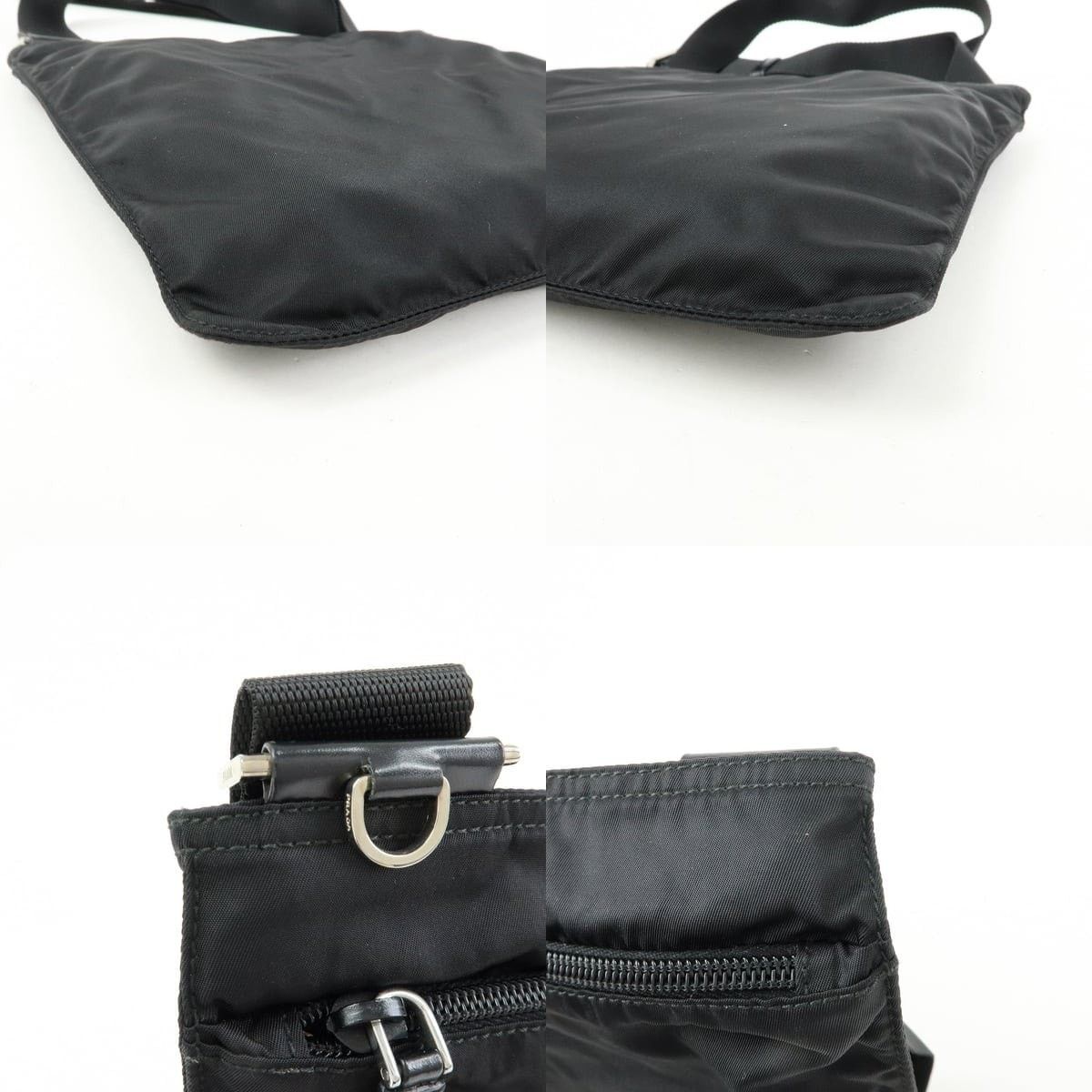 Prada Prada Triangle Logo Nylon Crossbody Bag Black Size ONE SIZE - 5 Thumbnail