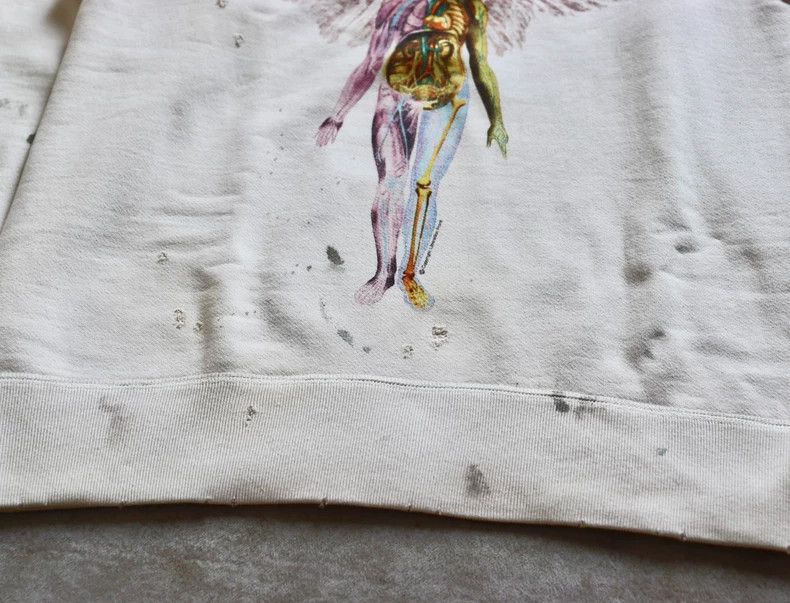 Saint Michael Saint Michael White angel round neck hoodie Size US M / EU 48-50 / 2 - 5 Thumbnail