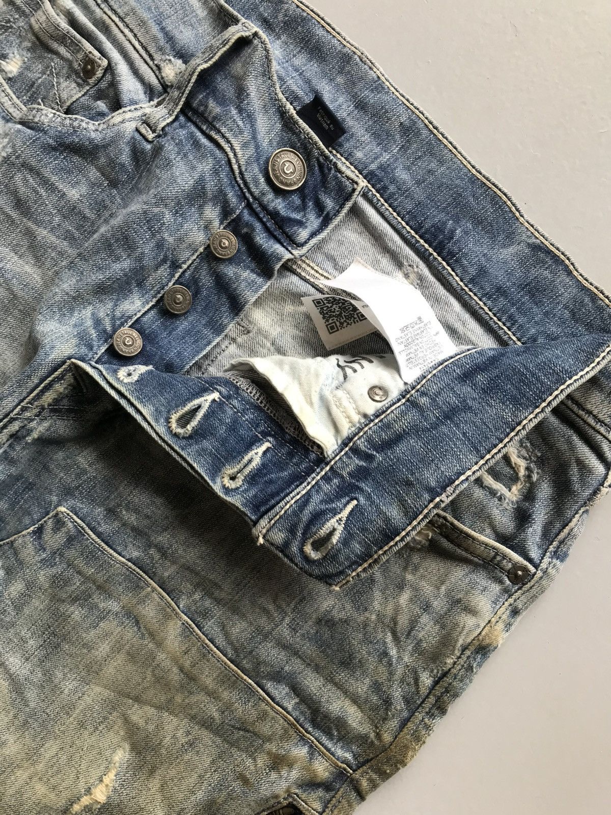True Religion Vintage true religion zipper pockets dusty denim Size US 38 / EU 54 - 12 Thumbnail