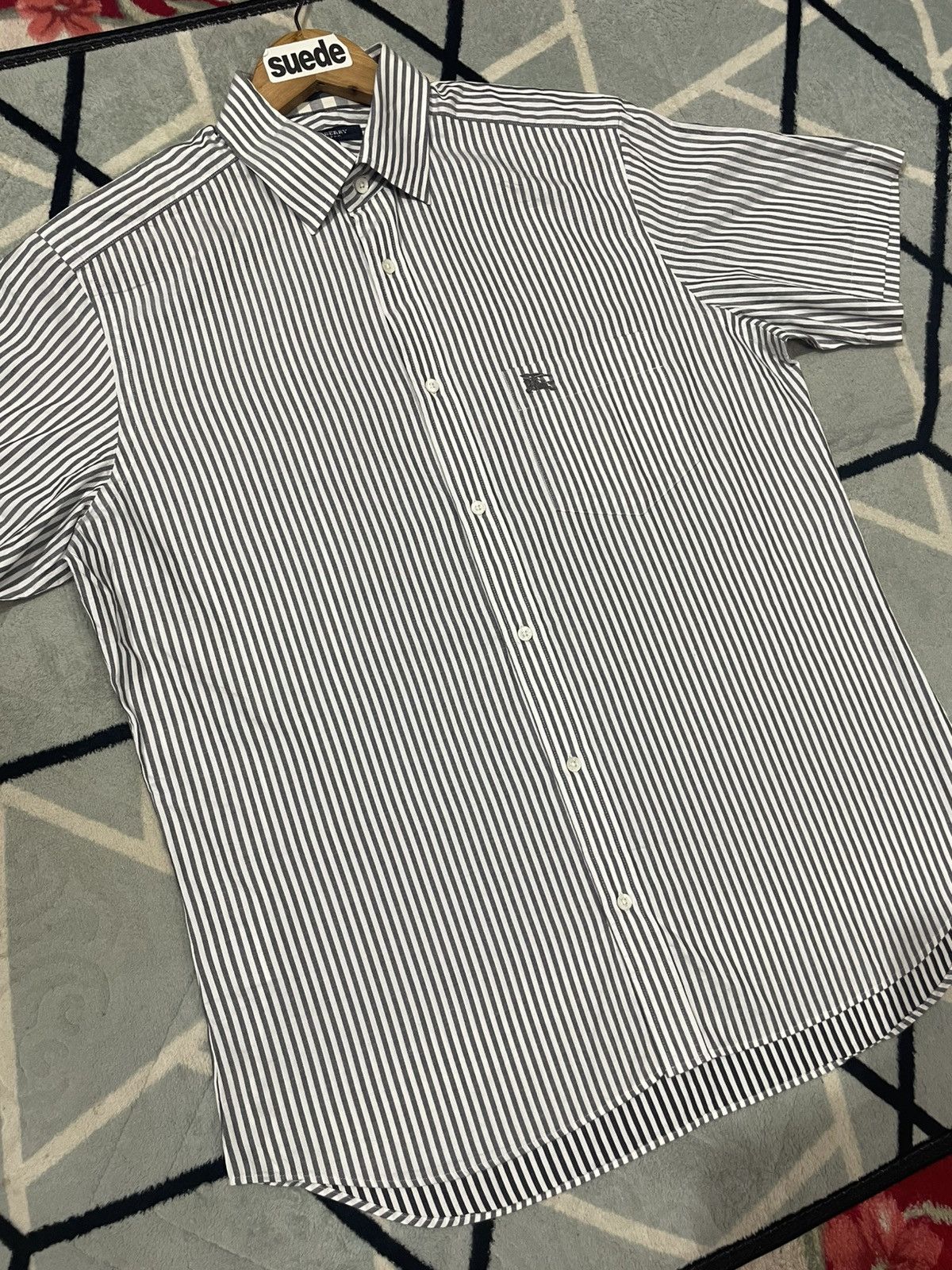 Burberry Burberry of London Button Up Short Sleeves Size US M / EU 48-50 / 2 - 2 Thumbnail