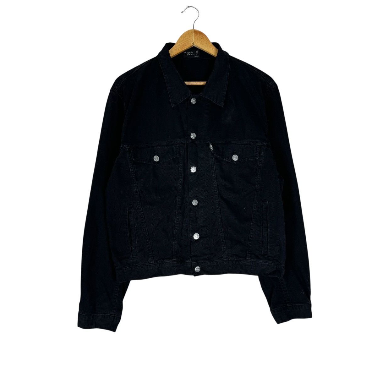 agnes b. ☀️AGNES B FRANCE DENIM TRUCKER JACKET Size US S / EU 44-46 / 1 - 4 Thumbnail