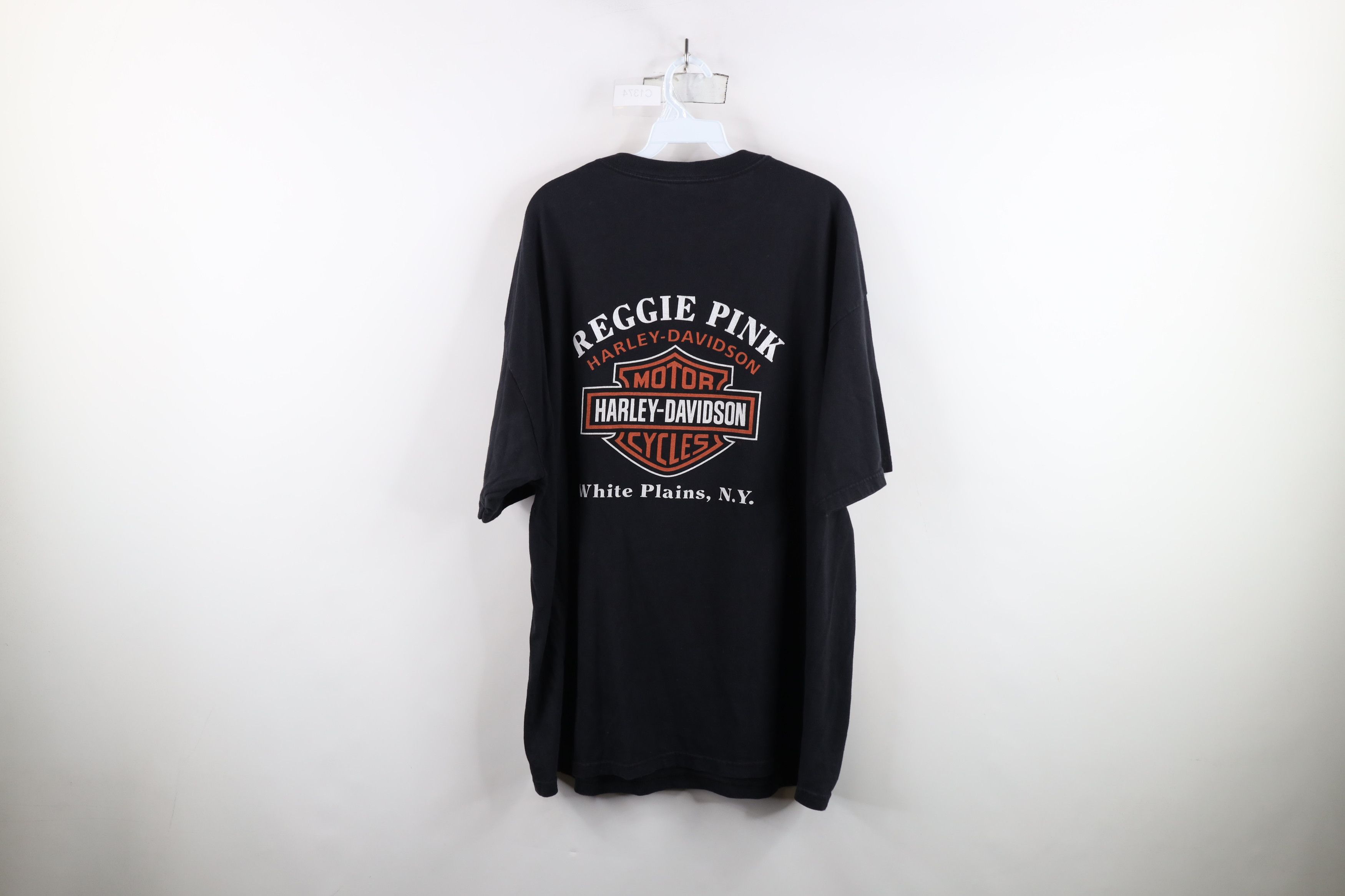 Harley Davidson × Vintage Vintage Y2K Harley Davidson Tribal Fire Flames T-Shirt USA Size US XXL / EU 58 / 5 - 11 Thumbnail