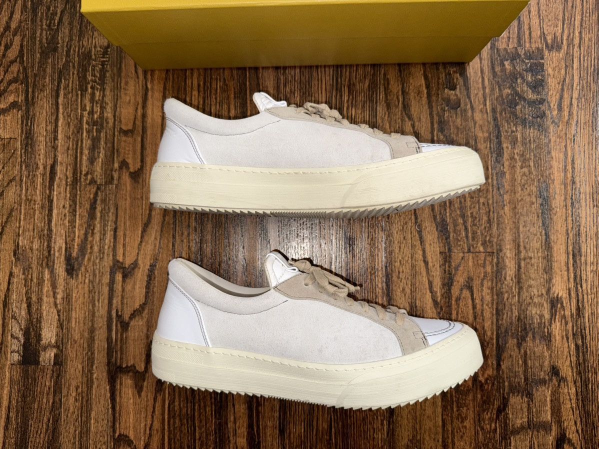 Rhude Rhude V1 Low Suede Leather Beige White Size 11 Size US 11 / EU 44 - 3 Thumbnail