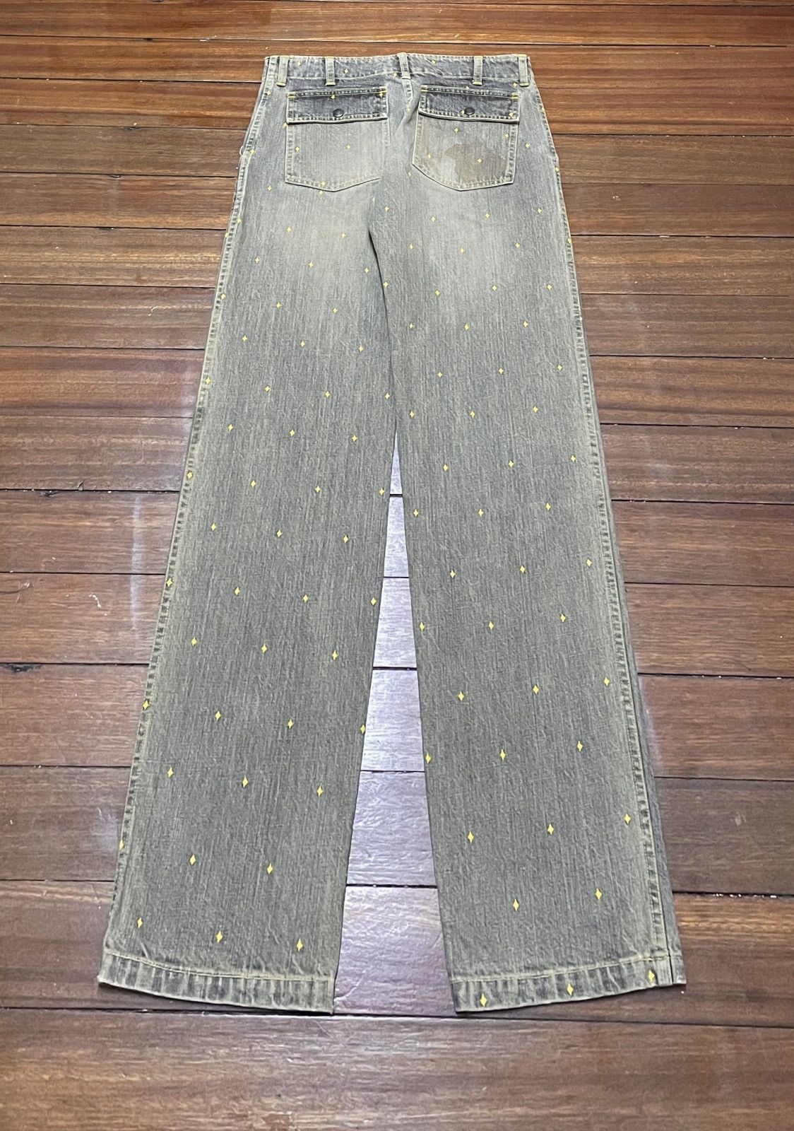 Undercover SS02 Very Rare Undercover The Illusion of Haze Diamond Jeans Size US 29 - 2 Thumbnail