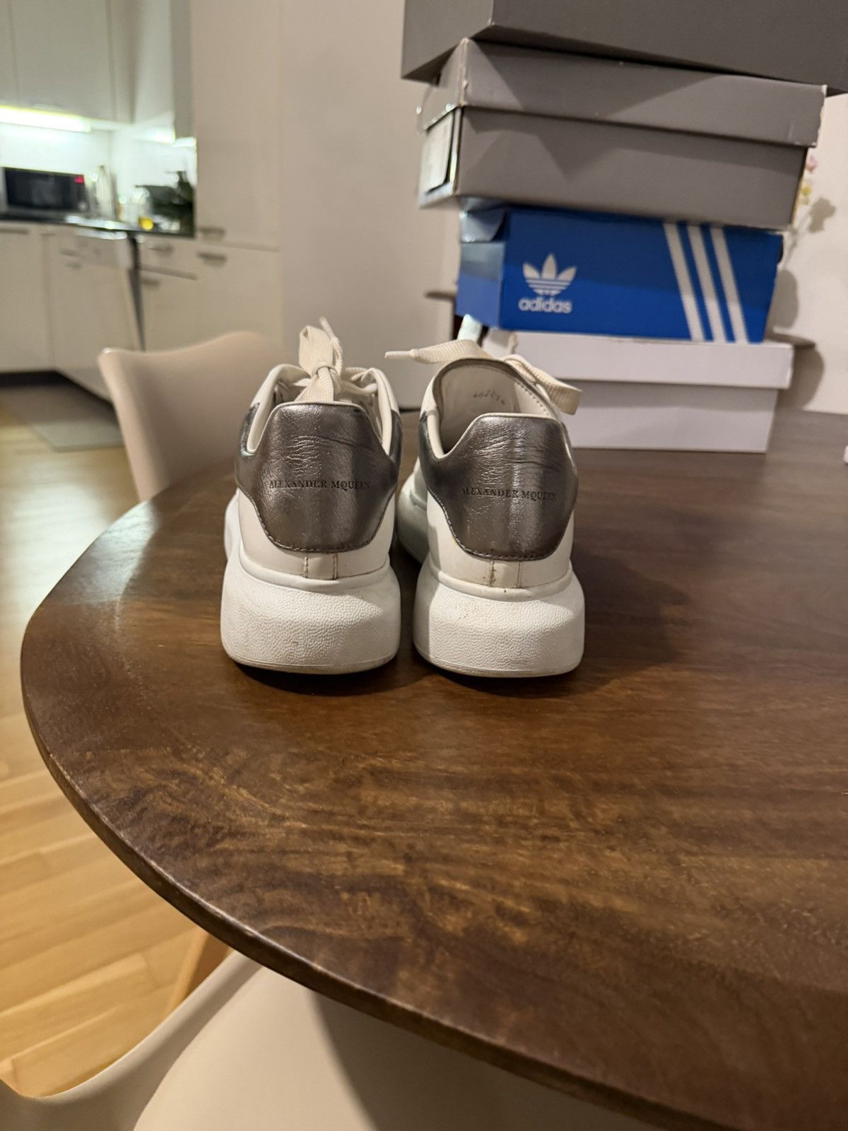 McQ Alexander McQueen MCQ ALL WHITE SNEAKERS Size US 8 / IT 38 - 2 Thumbnail