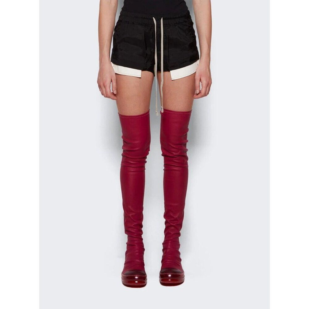 image of Rick Owens Edfu Boxer Shorts Black 42 Us 6 New Defect, Women's (Size 26)