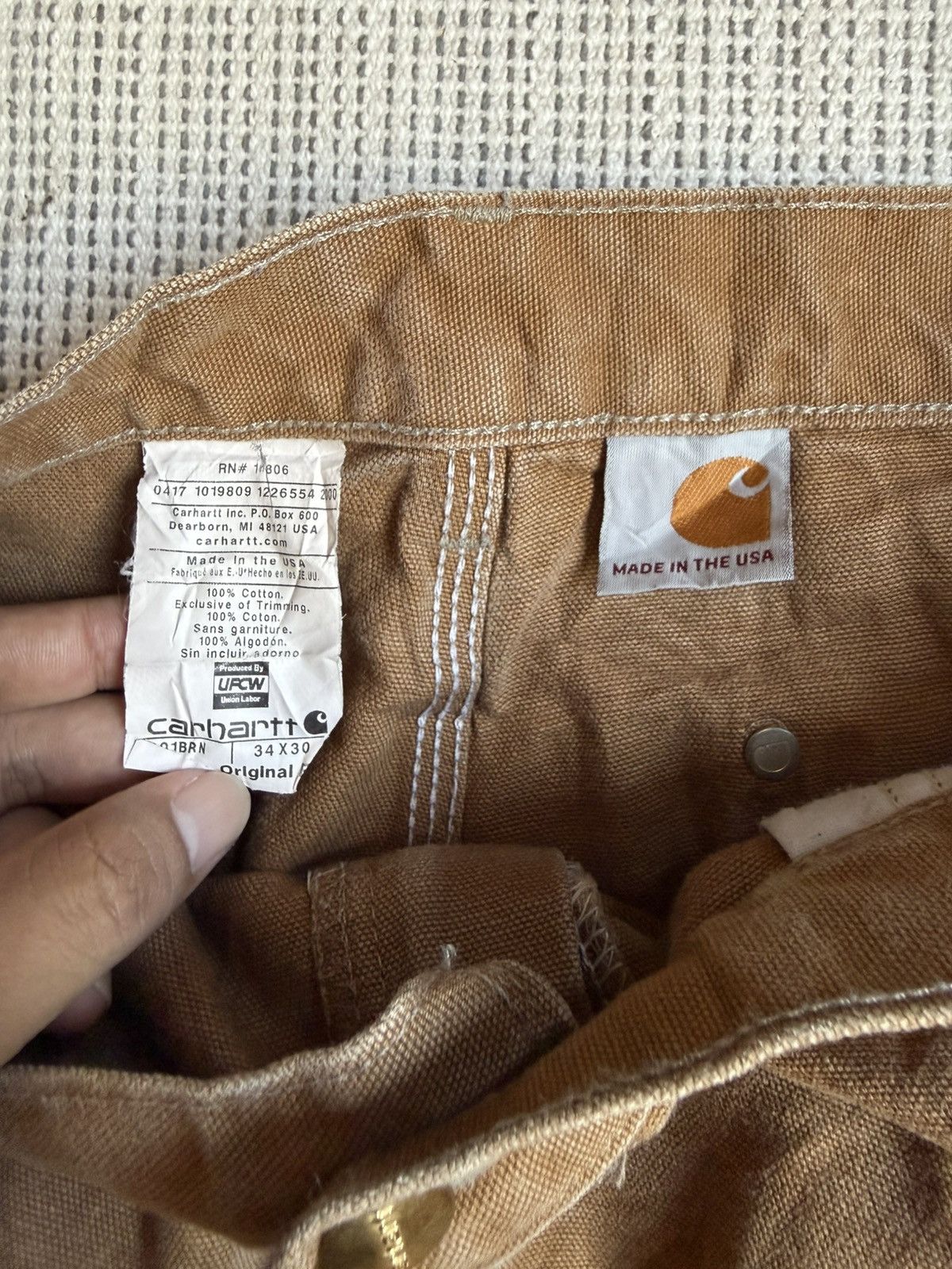 Carhartt Vintage Carhartt Double Knee carpenter Size US 32 / EU 48 - 9 Thumbnail