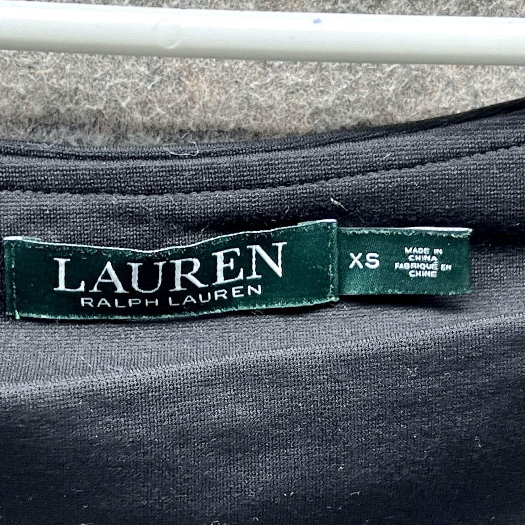 Ralph Lauren Lauren Ralph Lauren Shirt Womens XS Black Eyelet Boat Neck Short Sleeve Top Size XS / US 0-2 / IT 36-38 - 2 Thumbnail