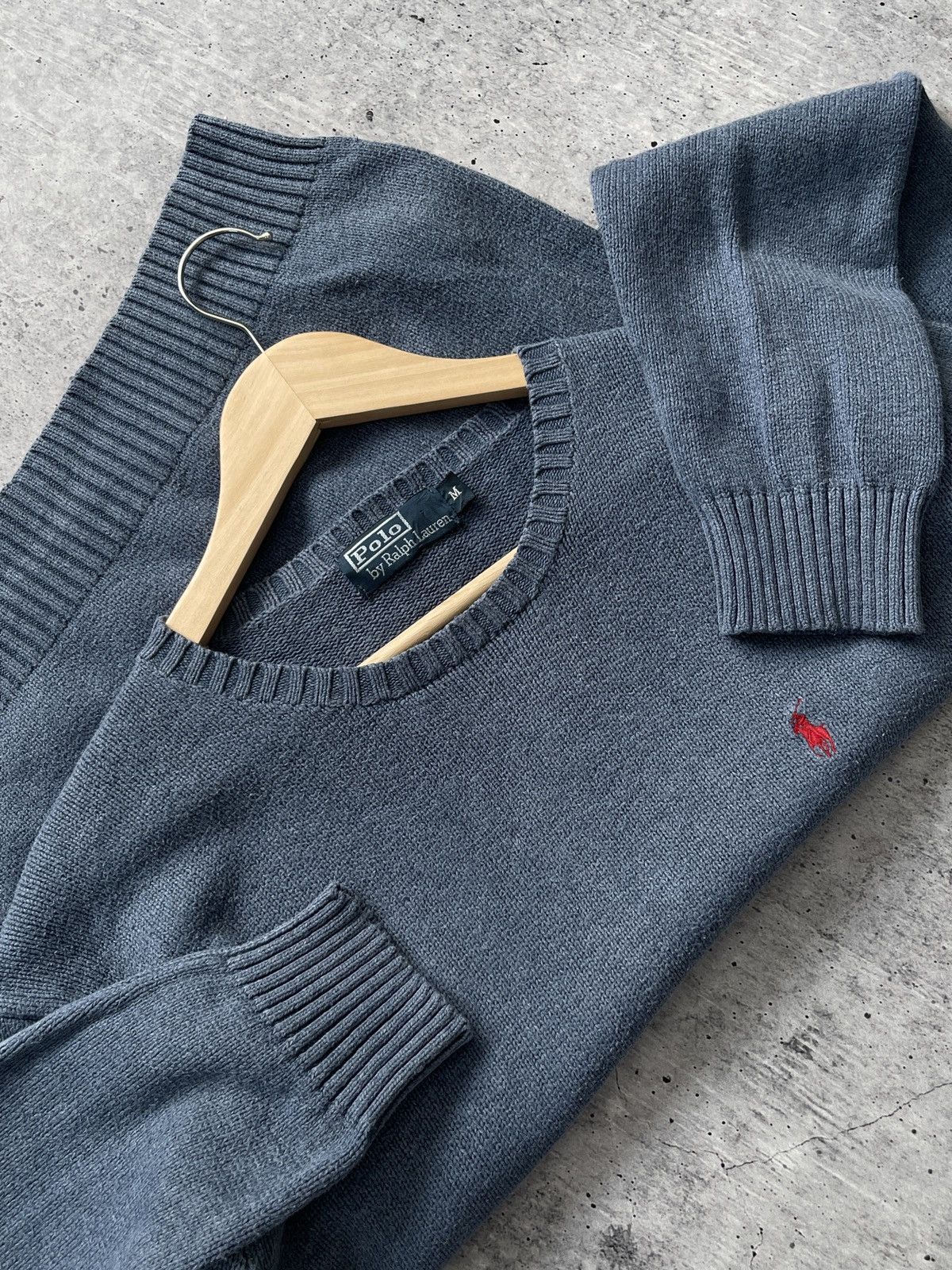 Polo Ralph Lauren × Vintage Polo Ralph Lauren 90S Knited Streetsear Sweater Pullover Size US M / EU 48-50 / 2 - 2 Thumbnail
