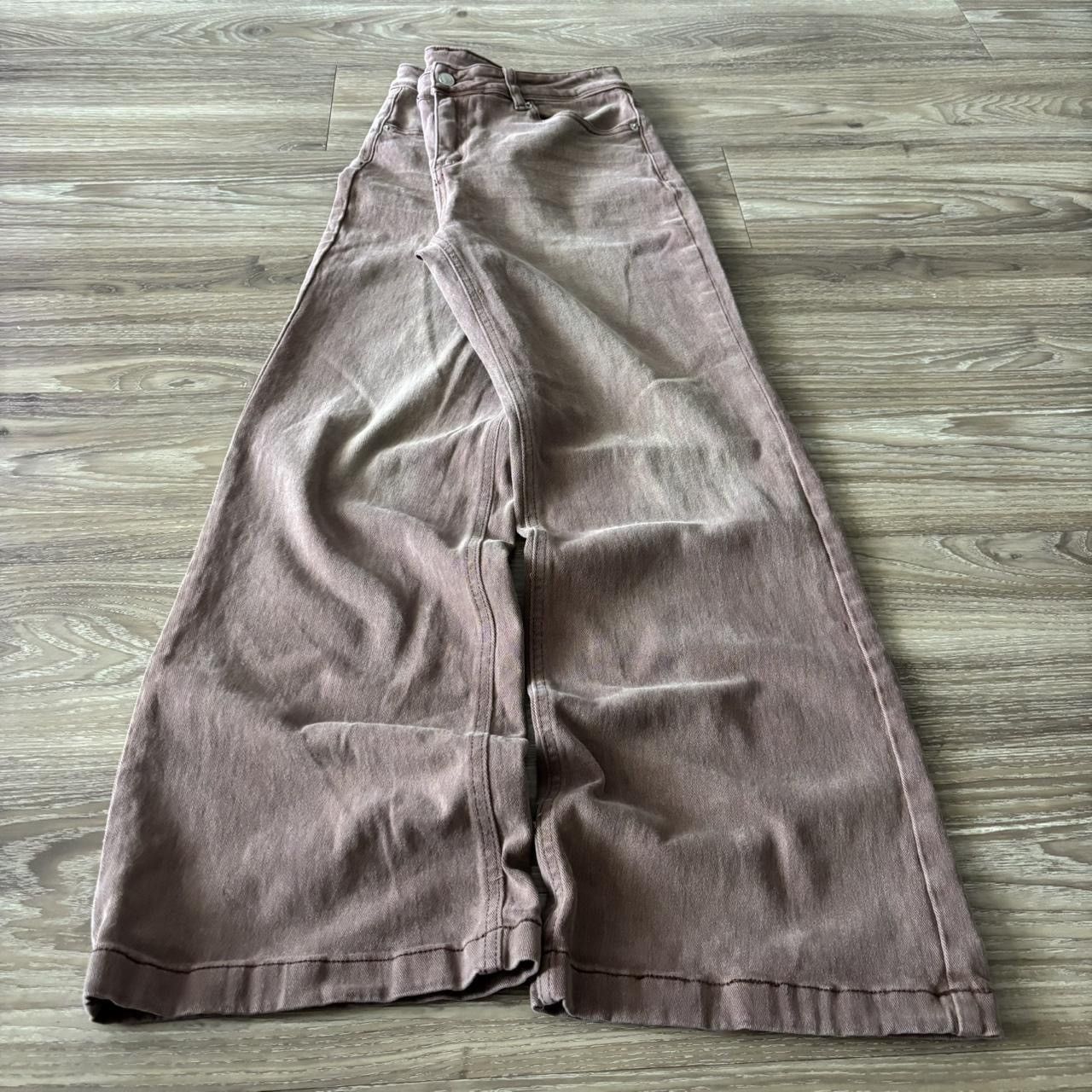 Vintage Crazy Vintage Y2K/2000s Grunge Faded Brown Denim Jeans! 31x30 Size US 31 - 3 Thumbnail