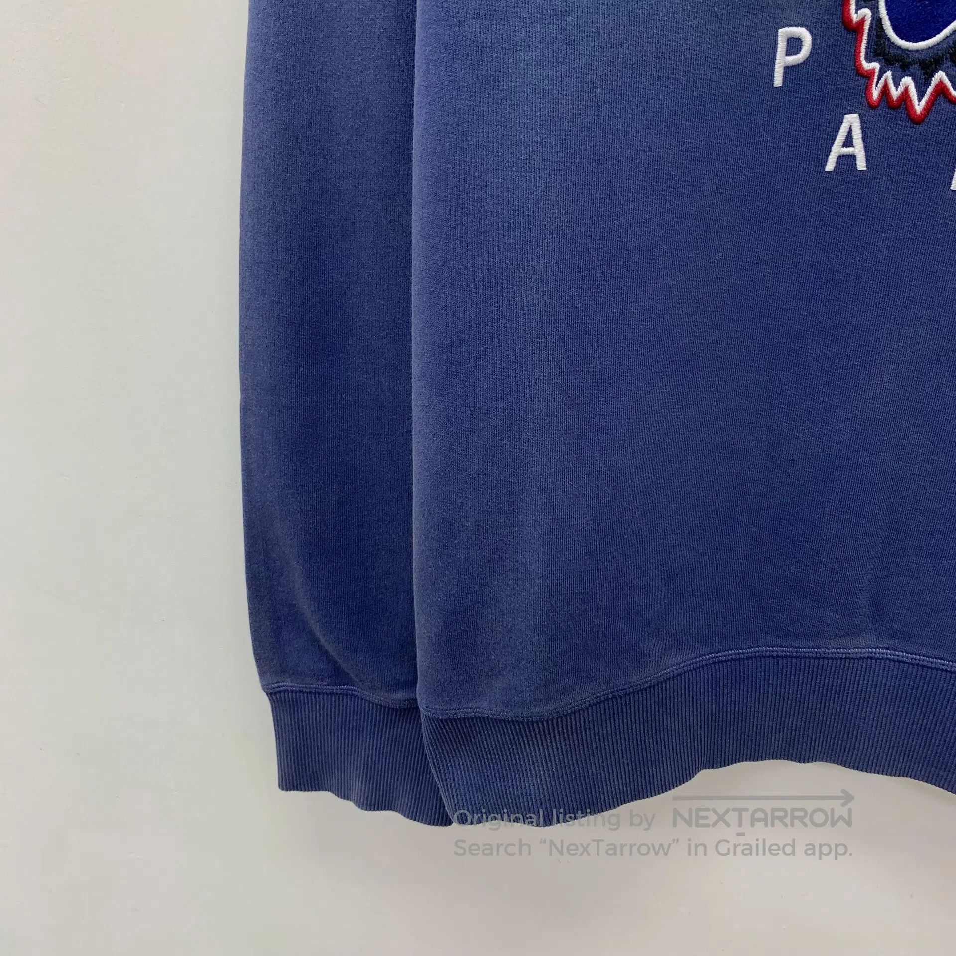Kenzo Kenzo Blue Tiger Head Logo Letter Embroidered Cotton Crew Size US M / EU 48-50 / 2 - 4 Thumbnail