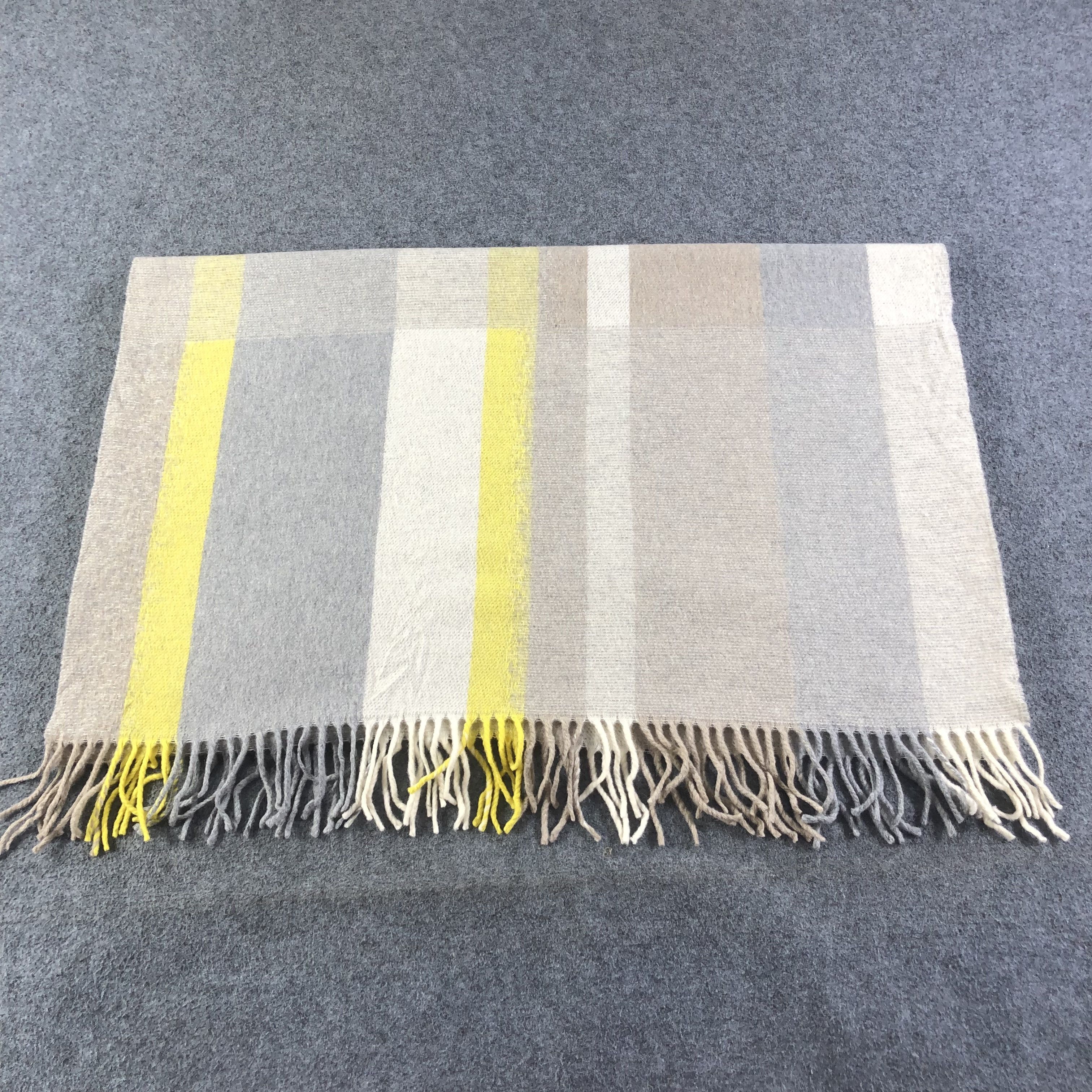 Vintage Striped made in Italy Cashmere/Wool Scarf Muffler V1112 Size ONE SIZE - 2 Thumbnail
