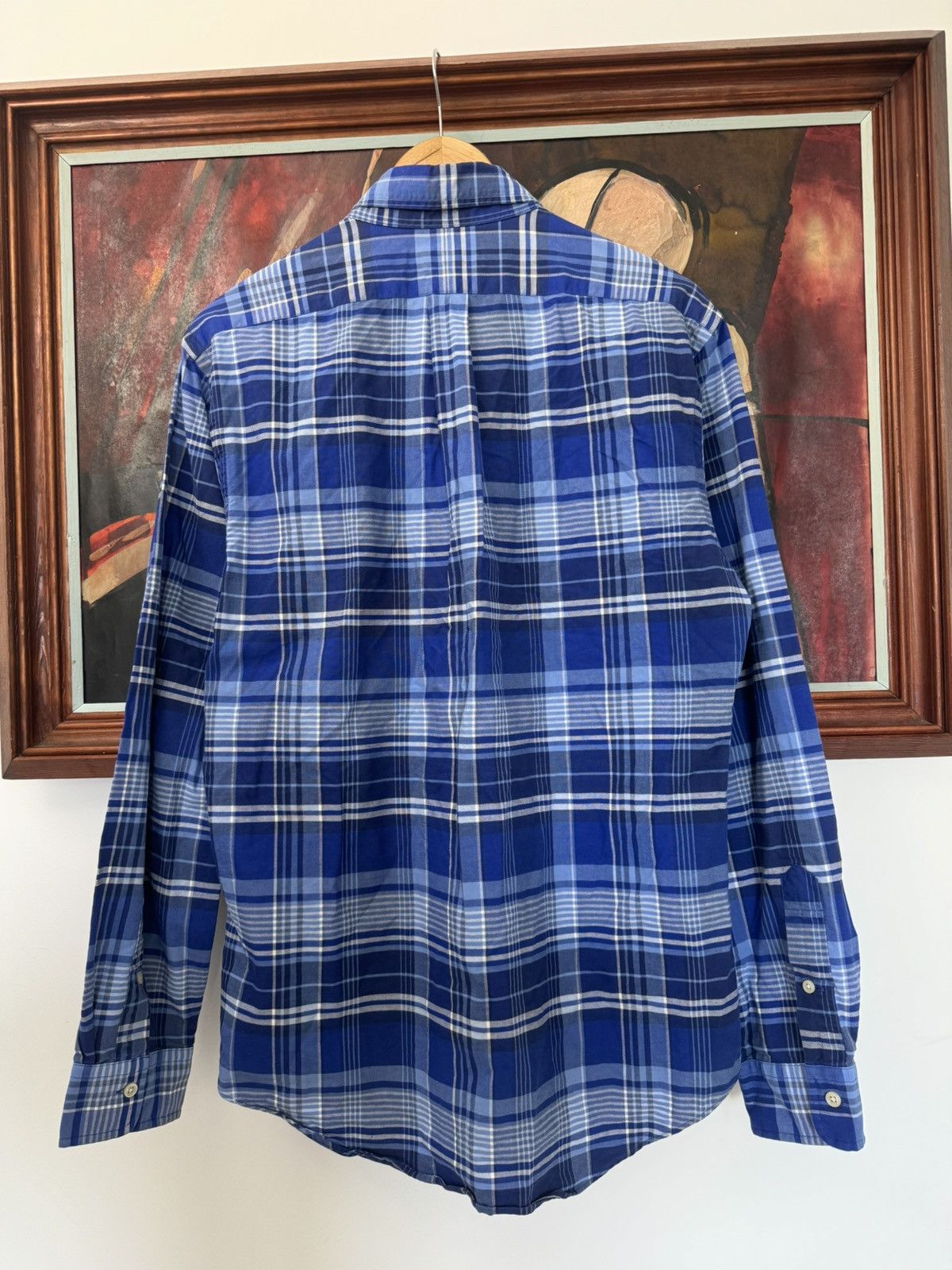 Ralph Lauren Polo Ralph Lauren Blue Checkered Button Up Shirt Casual Size US M / EU 48-50 / 2 - 2 Thumbnail
