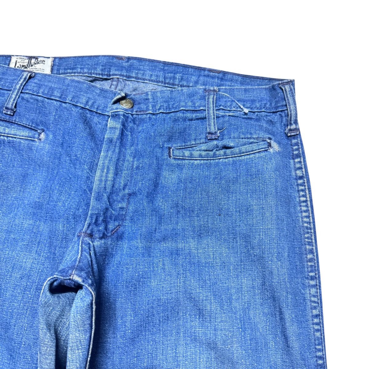 Vintage Vintage 70s Land Lubber Denim Bell Bottom Pants Size US 32 / EU 48 - 4 Thumbnail