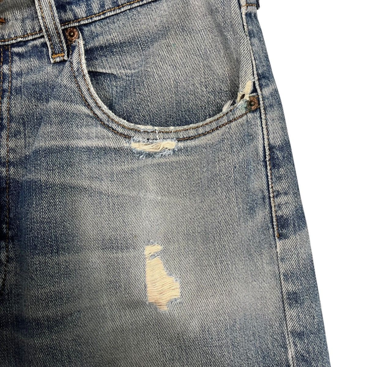 Levi's Vintage Levis Distressed Motive Denim Jeans Size US 32 / EU 48 - 14 Thumbnail