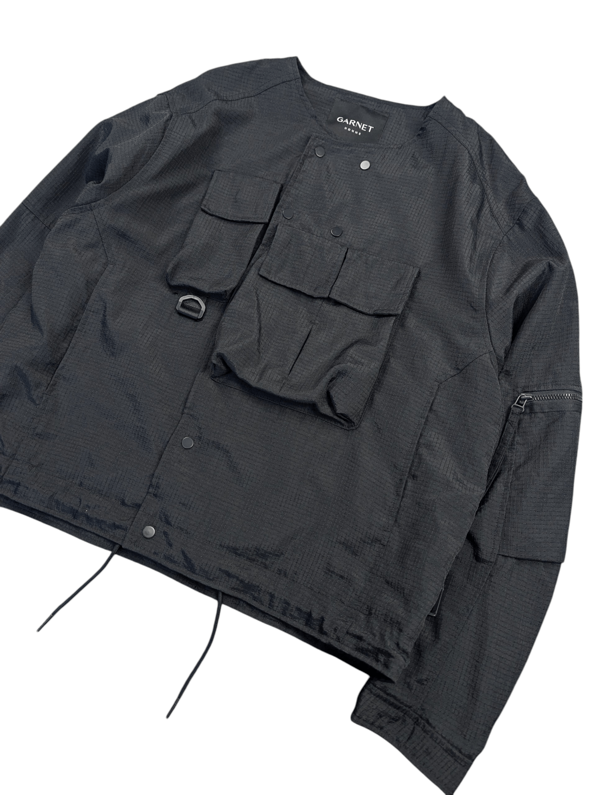 Japanese Brand Garnet Homme Tactical Multipocket Jacket Size US M / EU 48-50 / 2 - 2 Thumbnail