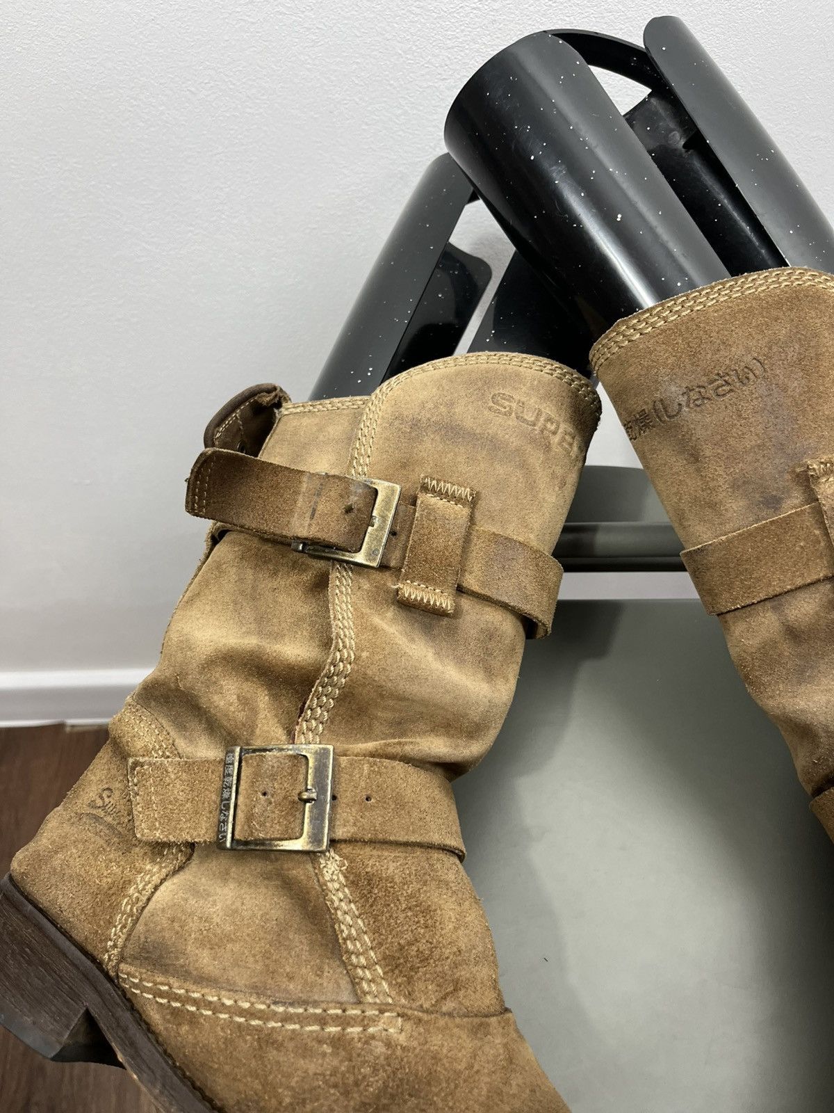 Superdry Superdry distressed suede buckle boots in brown Size US 9 / IT 39 - 3 Thumbnail