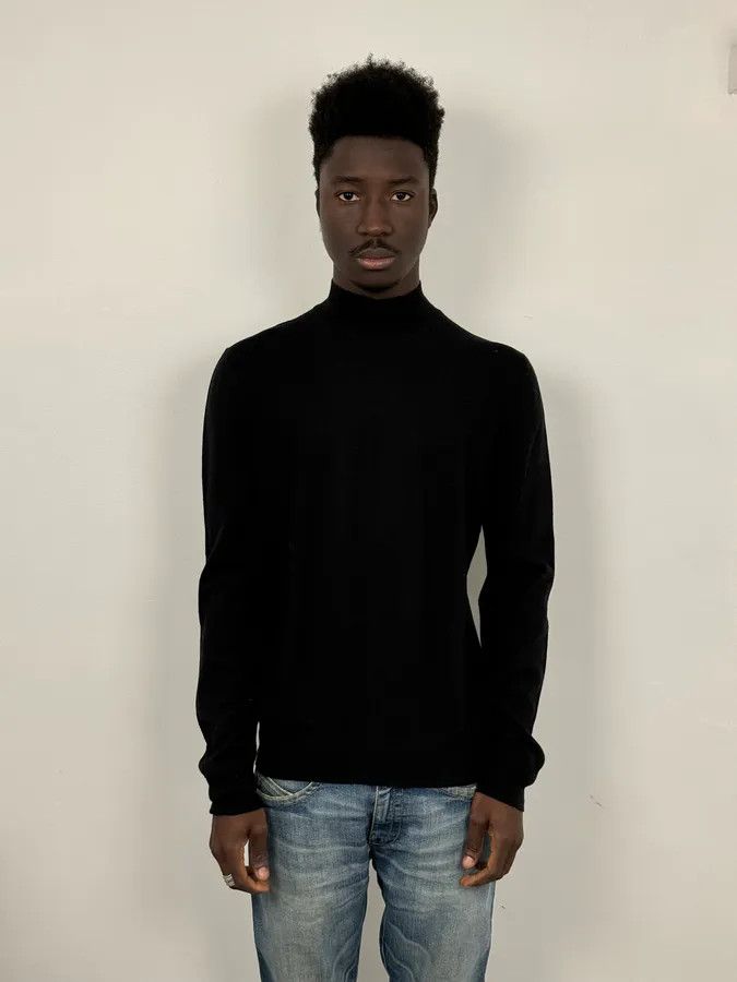 Prada SS2021 Prada Black Wool Turtleneck Sweater Size US M / EU 48-50 / 2 - 2 Thumbnail