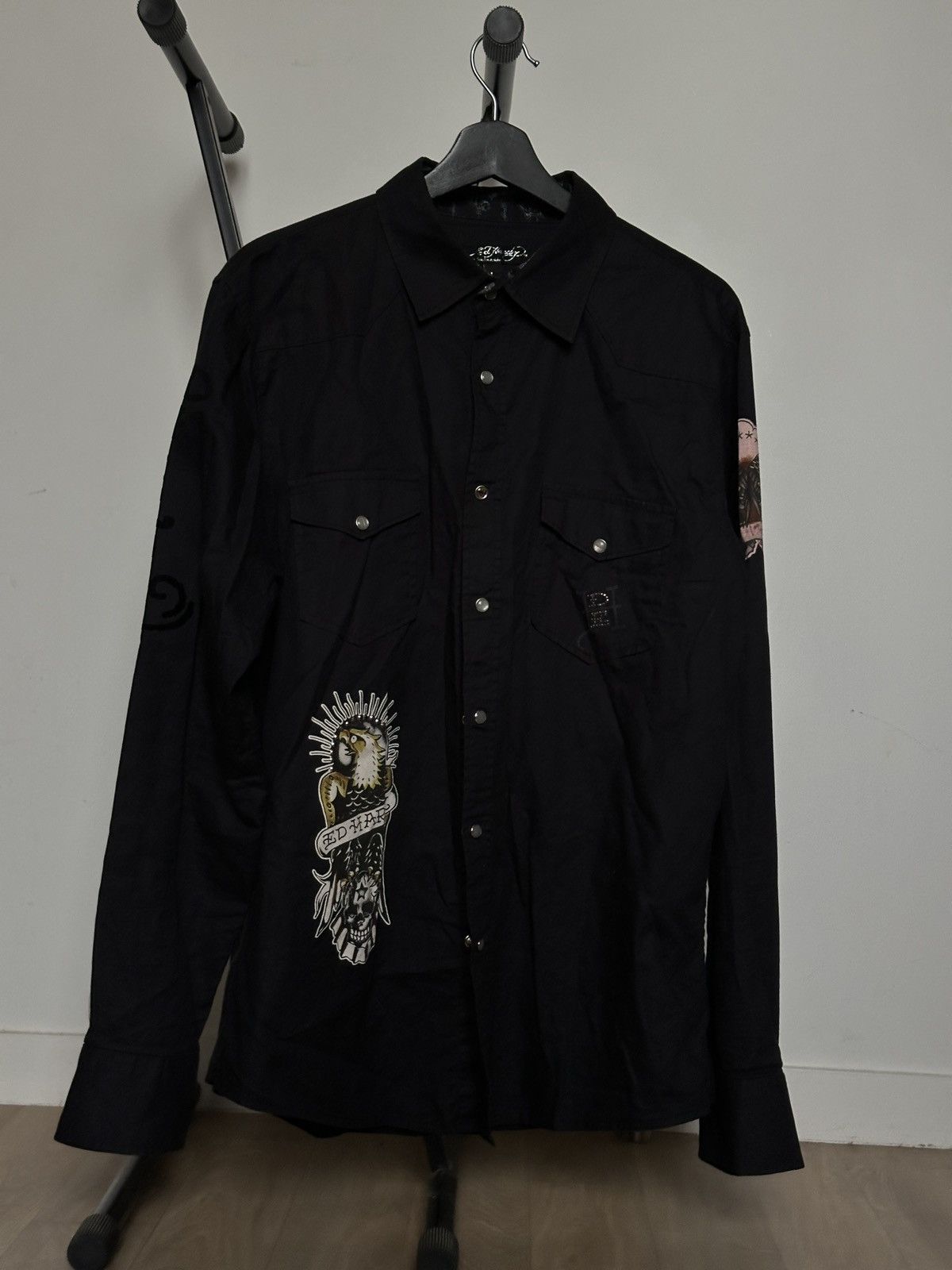 Ed Hardy Studded Shirt Ed Hardy Size US L / EU 52-54 / 3 - 2 Thumbnail