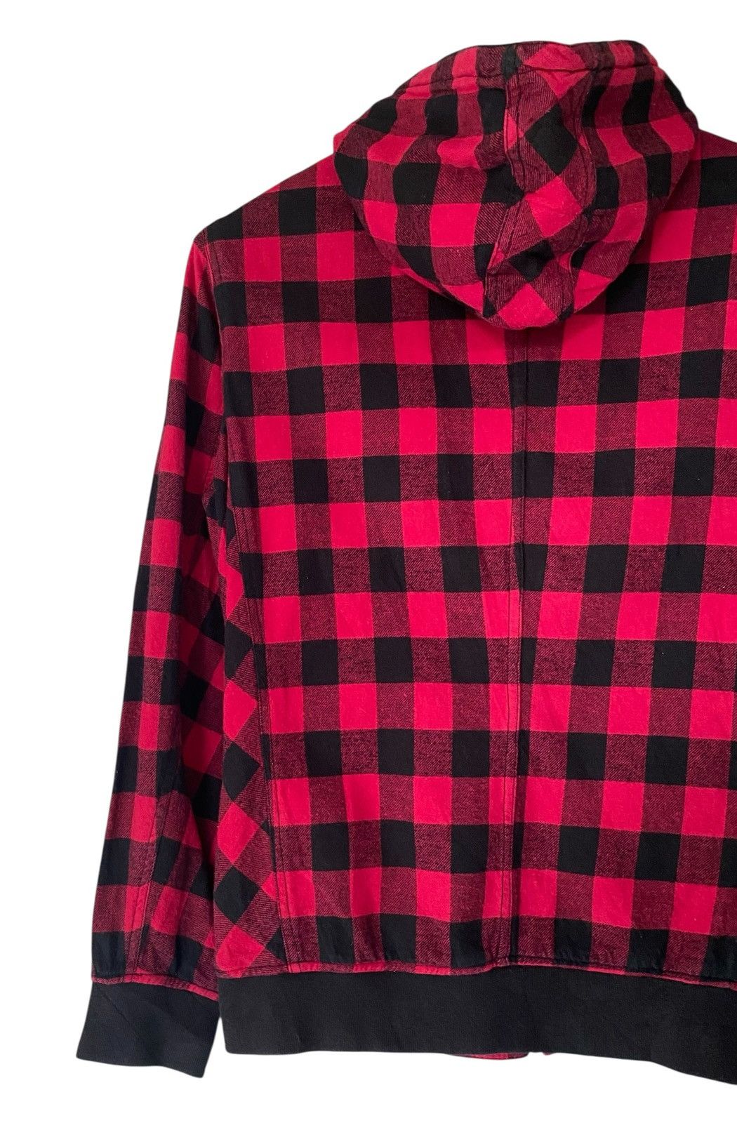 Japanese Brand Rare BAFFY Plaid Checkered Zipper Jacket Hoodie Size US L / EU 52-54 / 3 - 9 Thumbnail