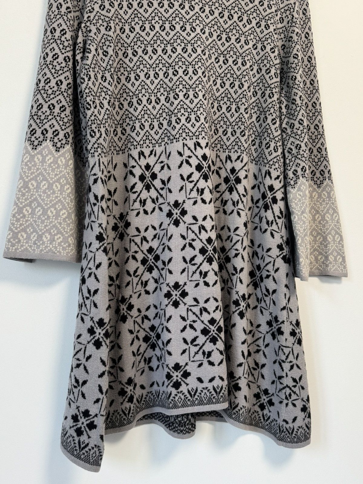 Gudrun Sjoden Gudrun Sjoden Knitted Cotton All Over Printed Midi Dress Size XL / US 12-14 / IT 48-50 - 13 Thumbnail