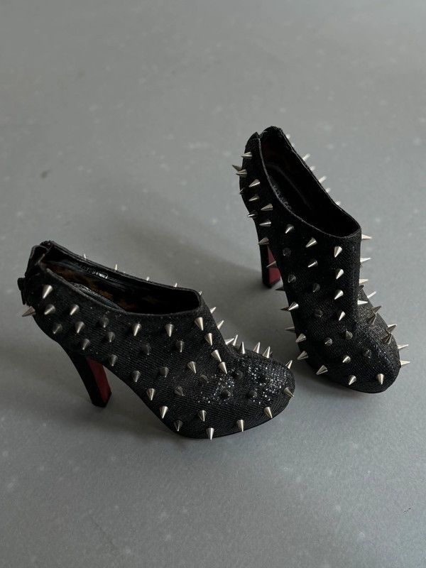 Vintage Heels with spikes Size US 9 / IT 39 - 3 Thumbnail