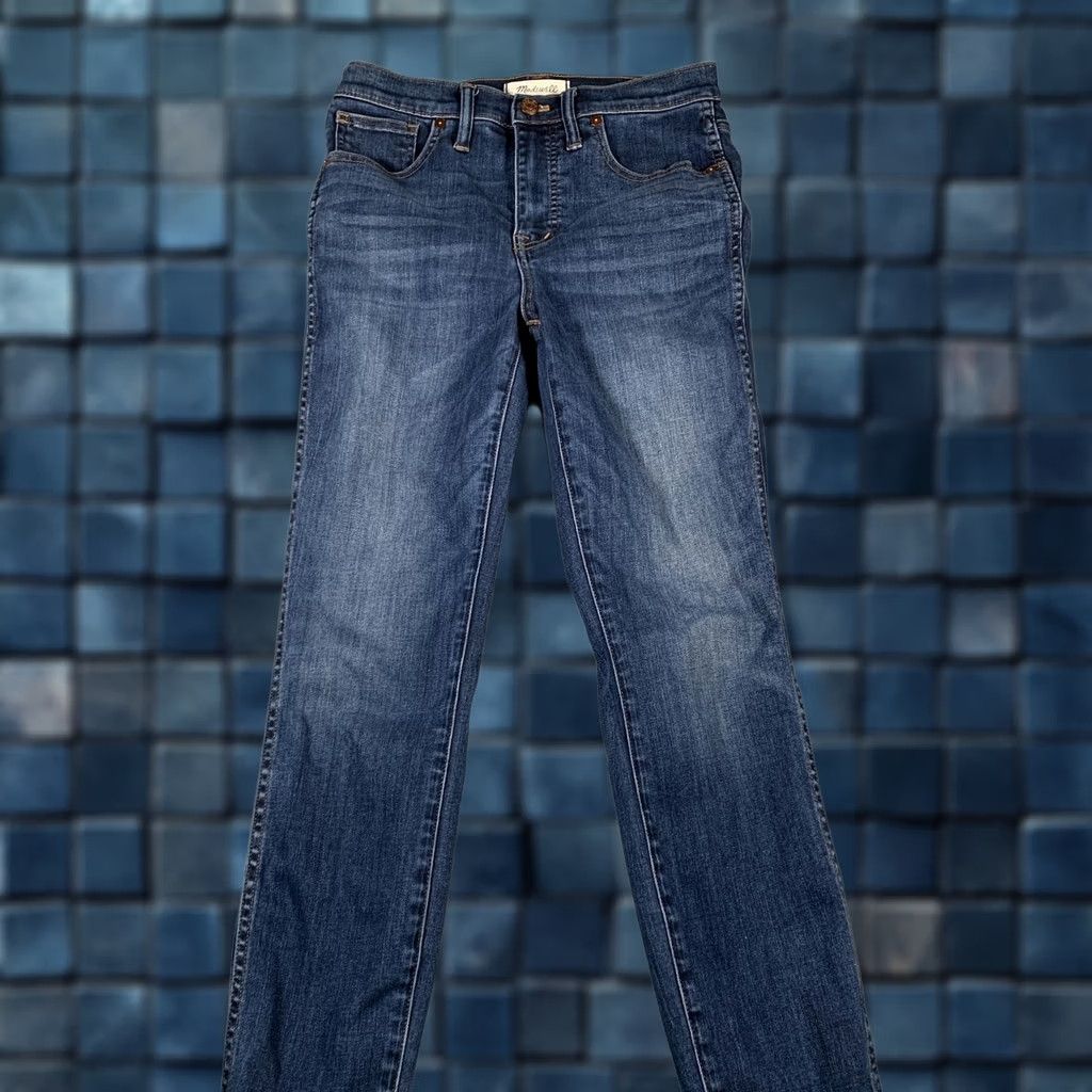 Madewell Madewell Jeans Womens 27 Medium Wash Blue 10-Inch High-Rise Skinny Denim Size 27" / US 4 / IT 40 - 1 Thumbnail